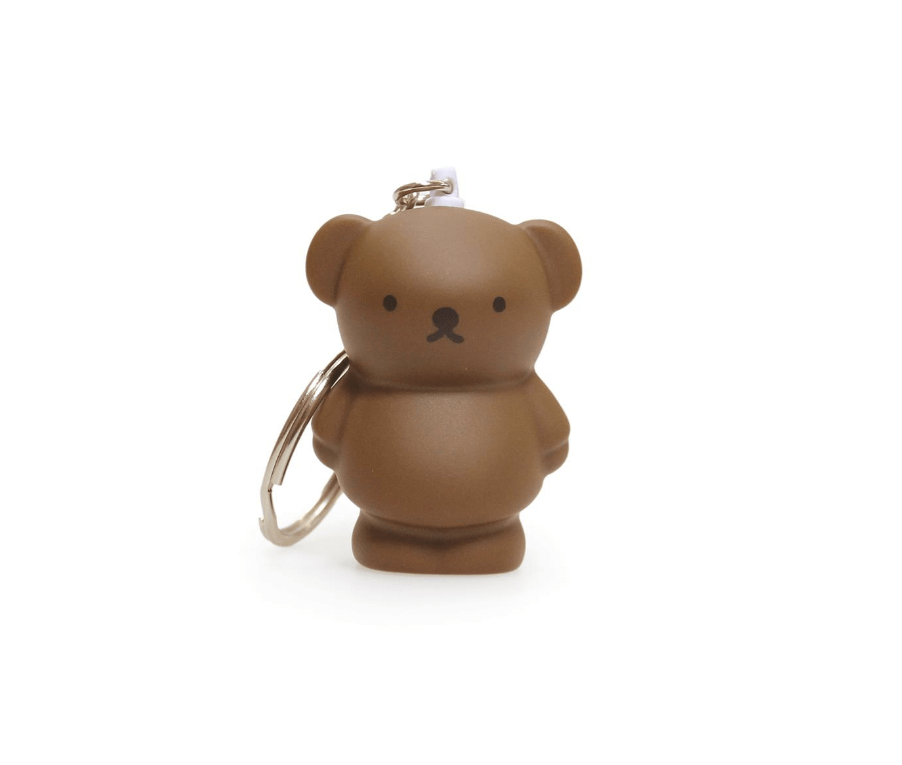 Boris The Bear Keyring - Brown - 5cm - Miffy by S - c Brands Modern Love Store Glasgow