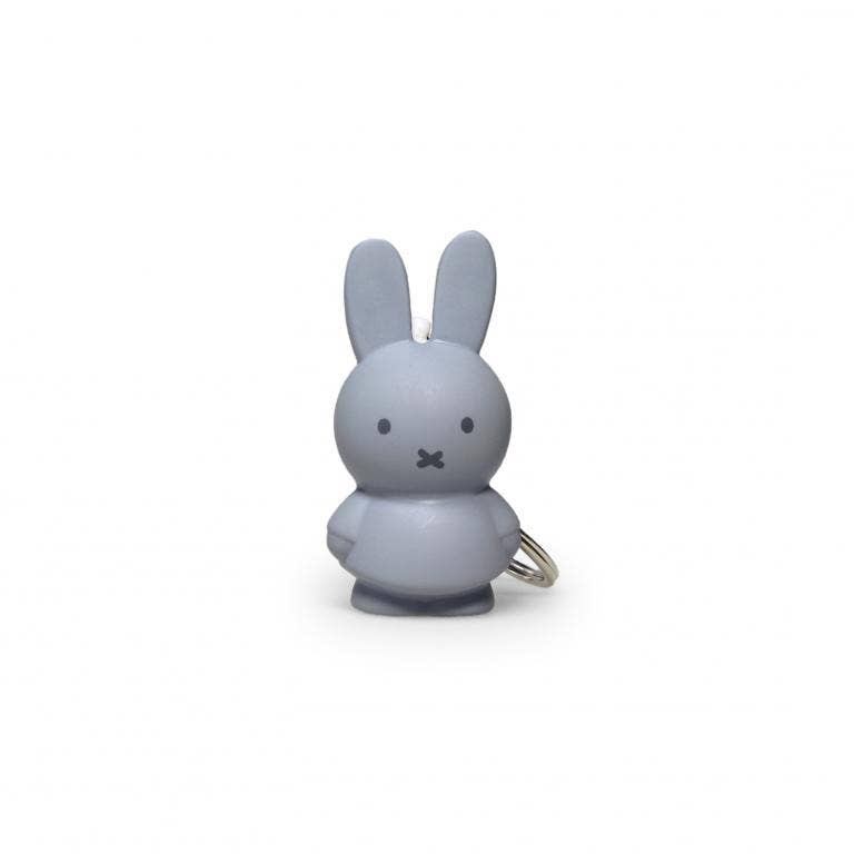 Miffy Keyring - Silver Blue - 6cm - Miffy by S - c Brands Modern Love Store Glasgow