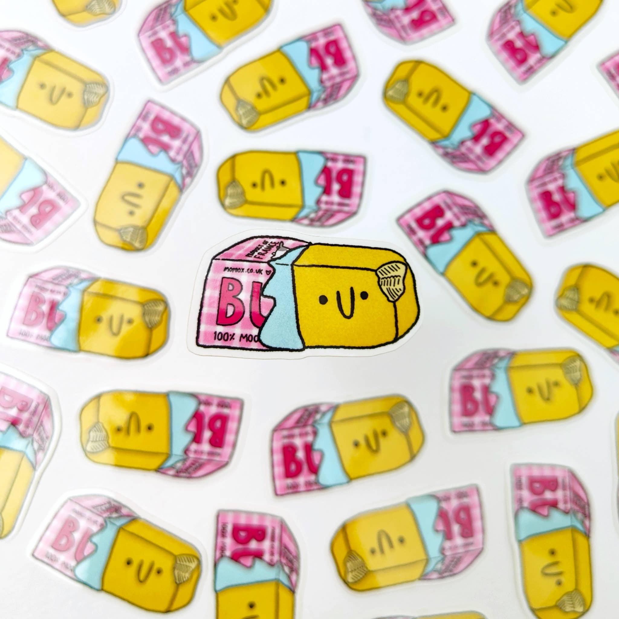 French Butter - Cute Vinyl Sticker stationery 