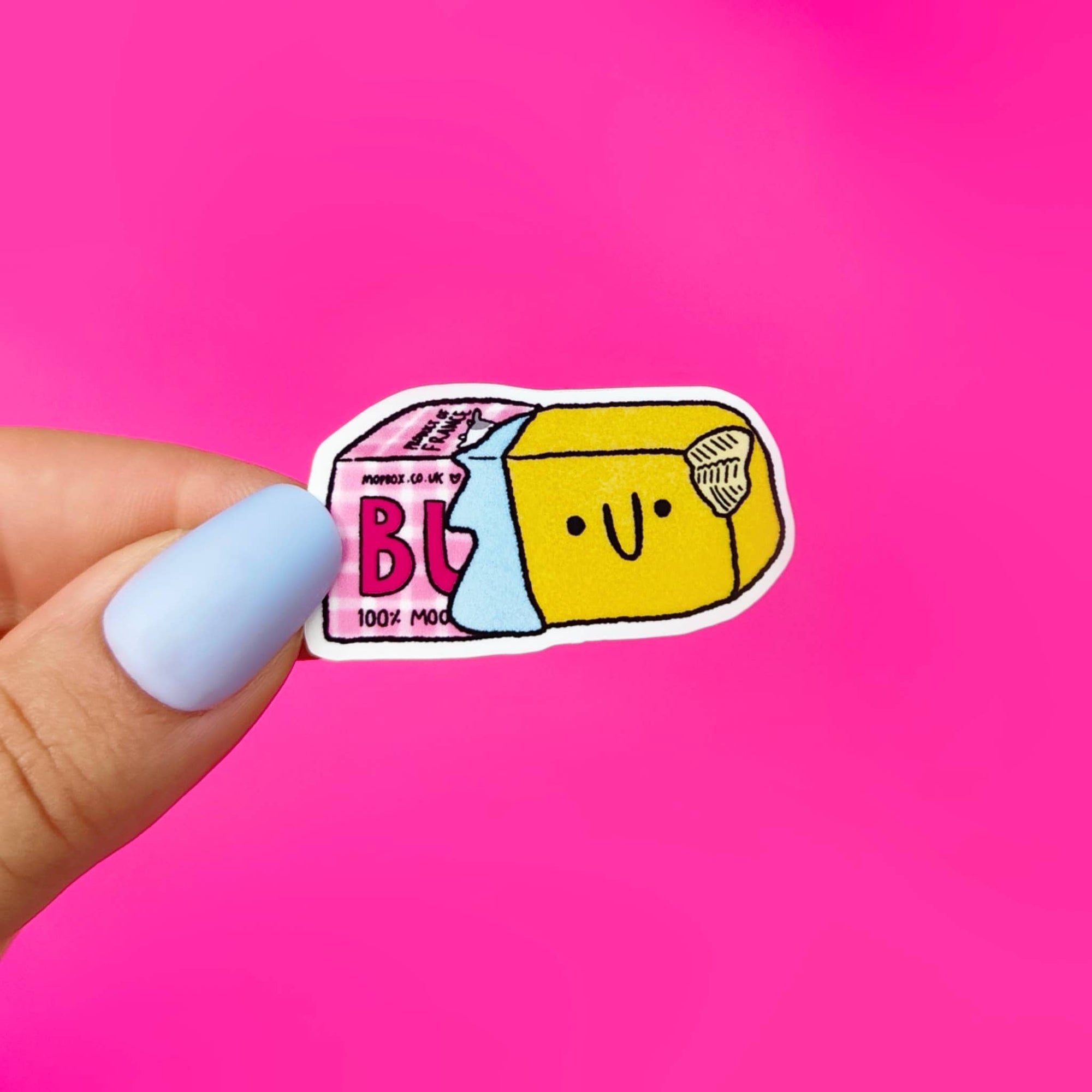 French Butter - Cute Vinyl Sticker stationery 