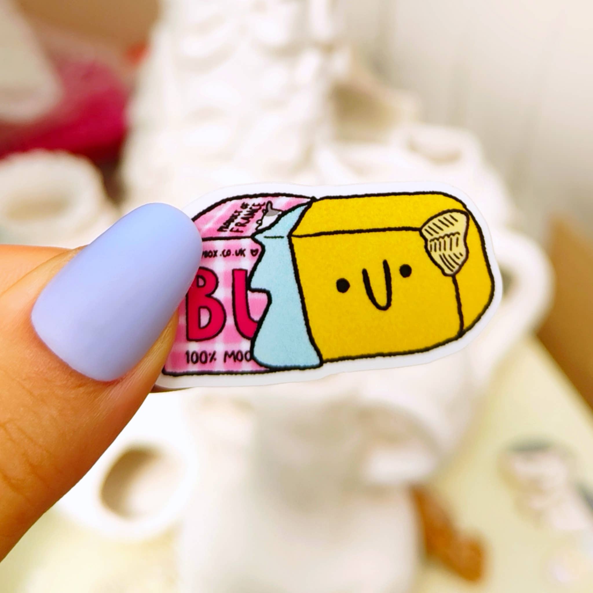 French Butter - Cute Vinyl Sticker stationery 