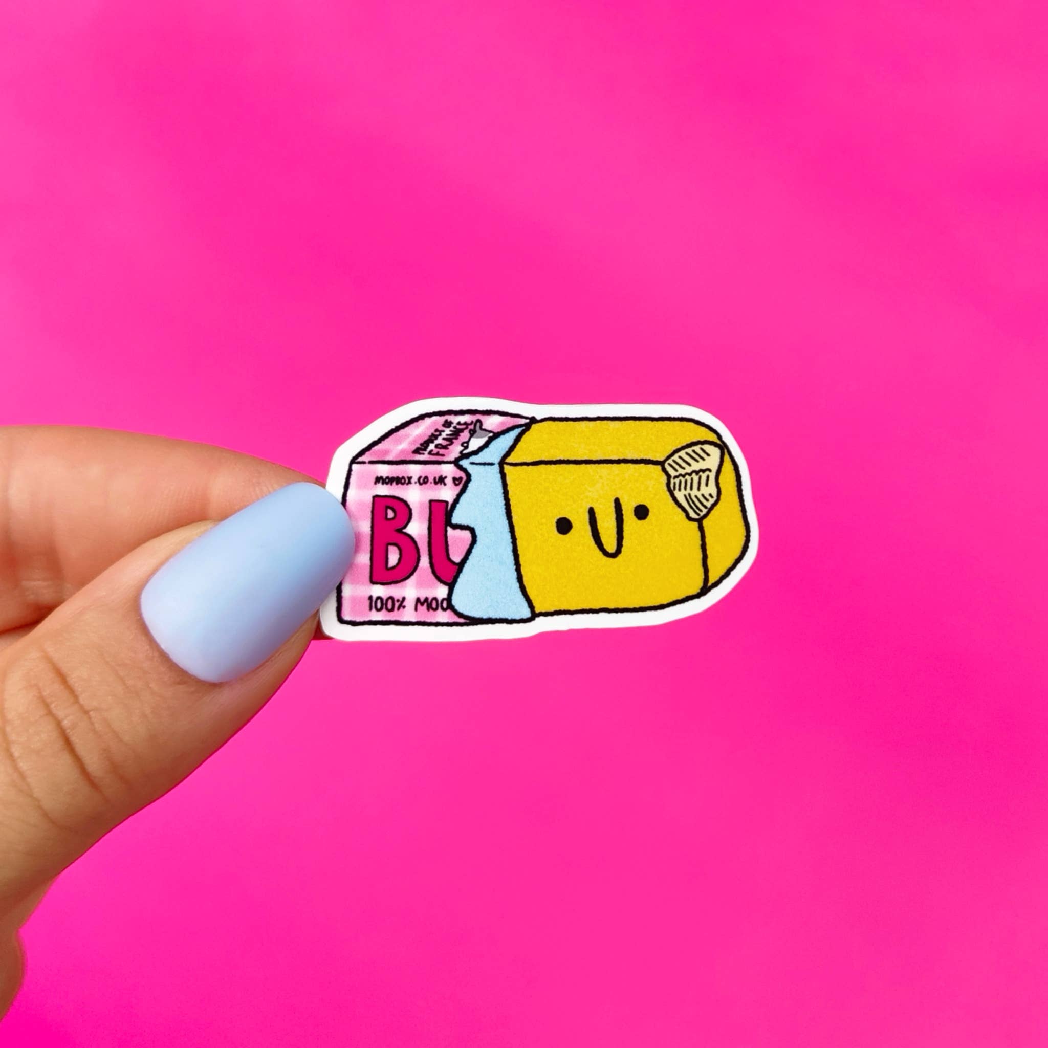 French Butter - Cute Vinyl Sticker stationery 