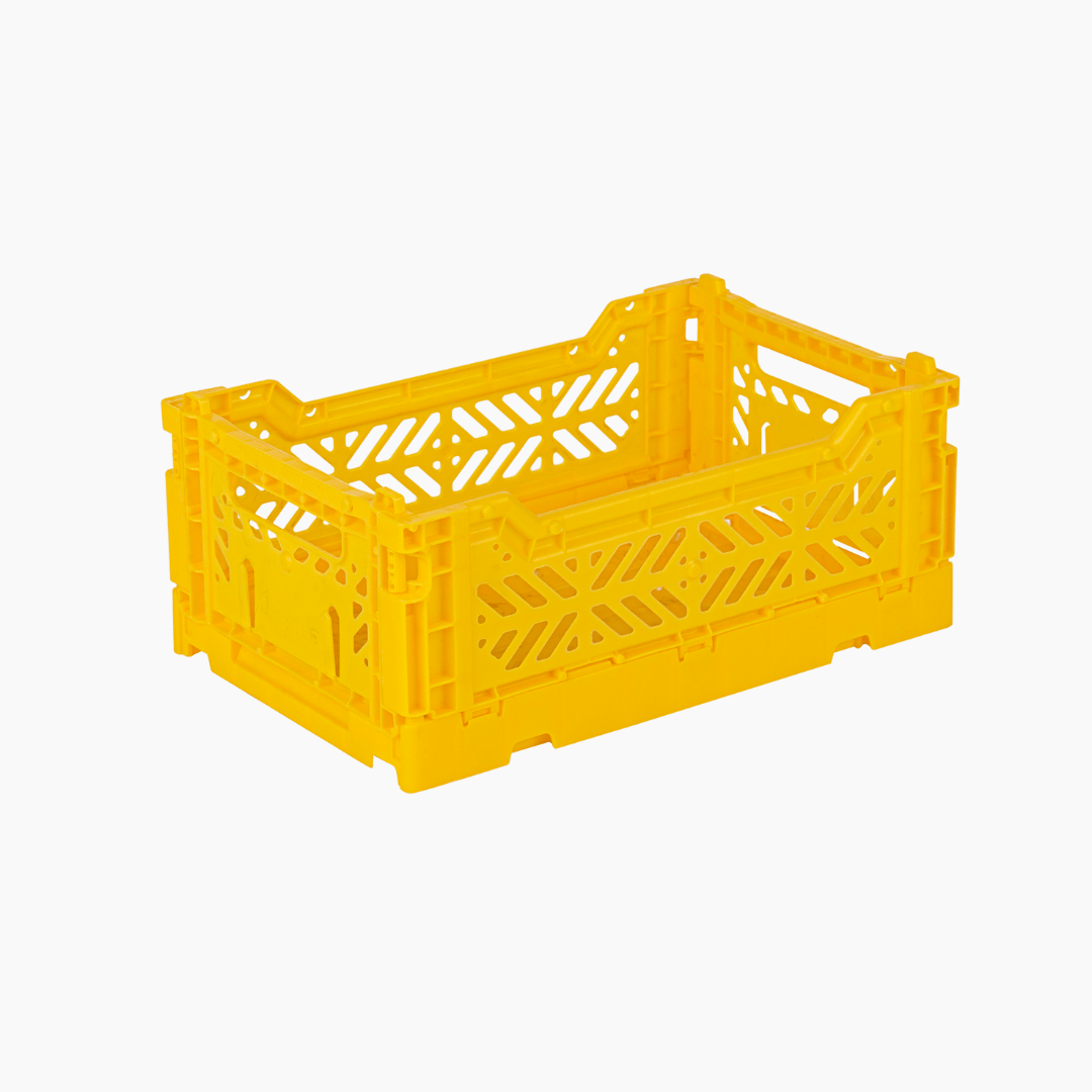 Mini Crate Yellow - Aykasa Modern Love Store Glasgow