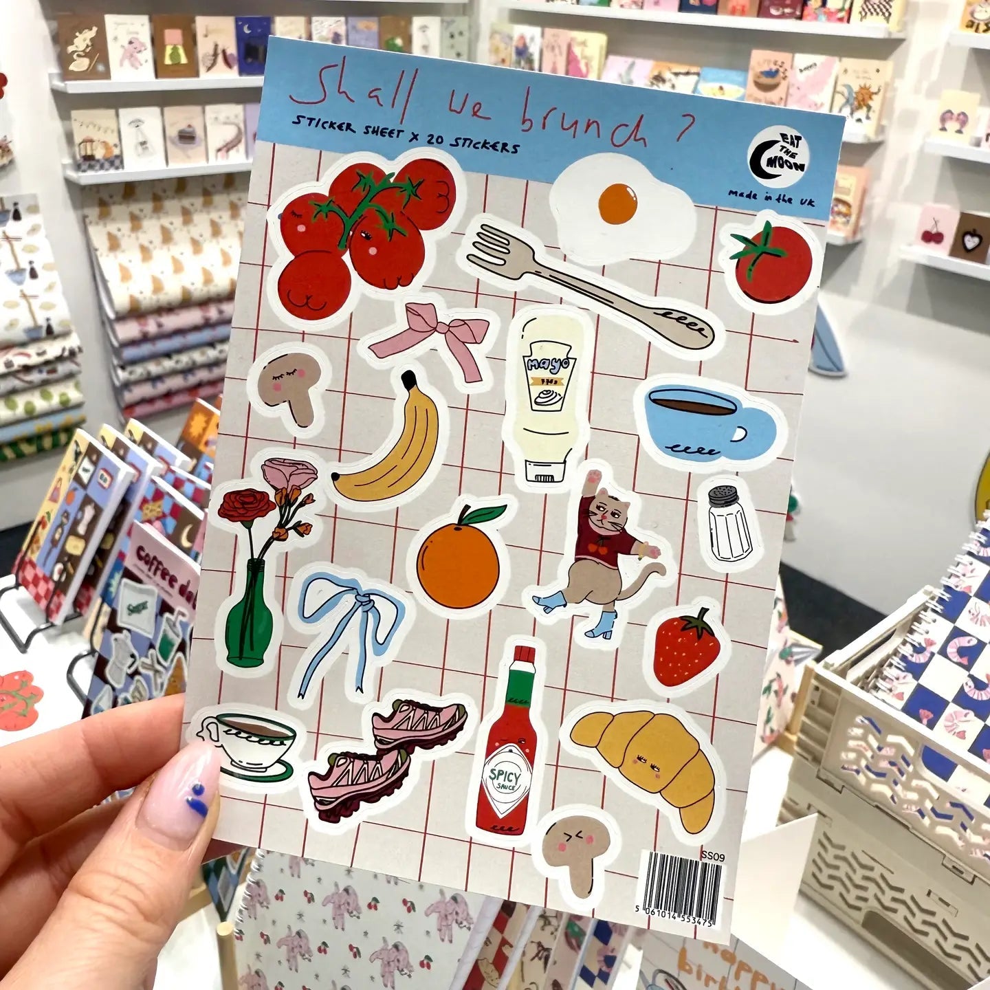 Mini Sticker Sheet Shall We Brunch - Modern Love Store Modern Love Store