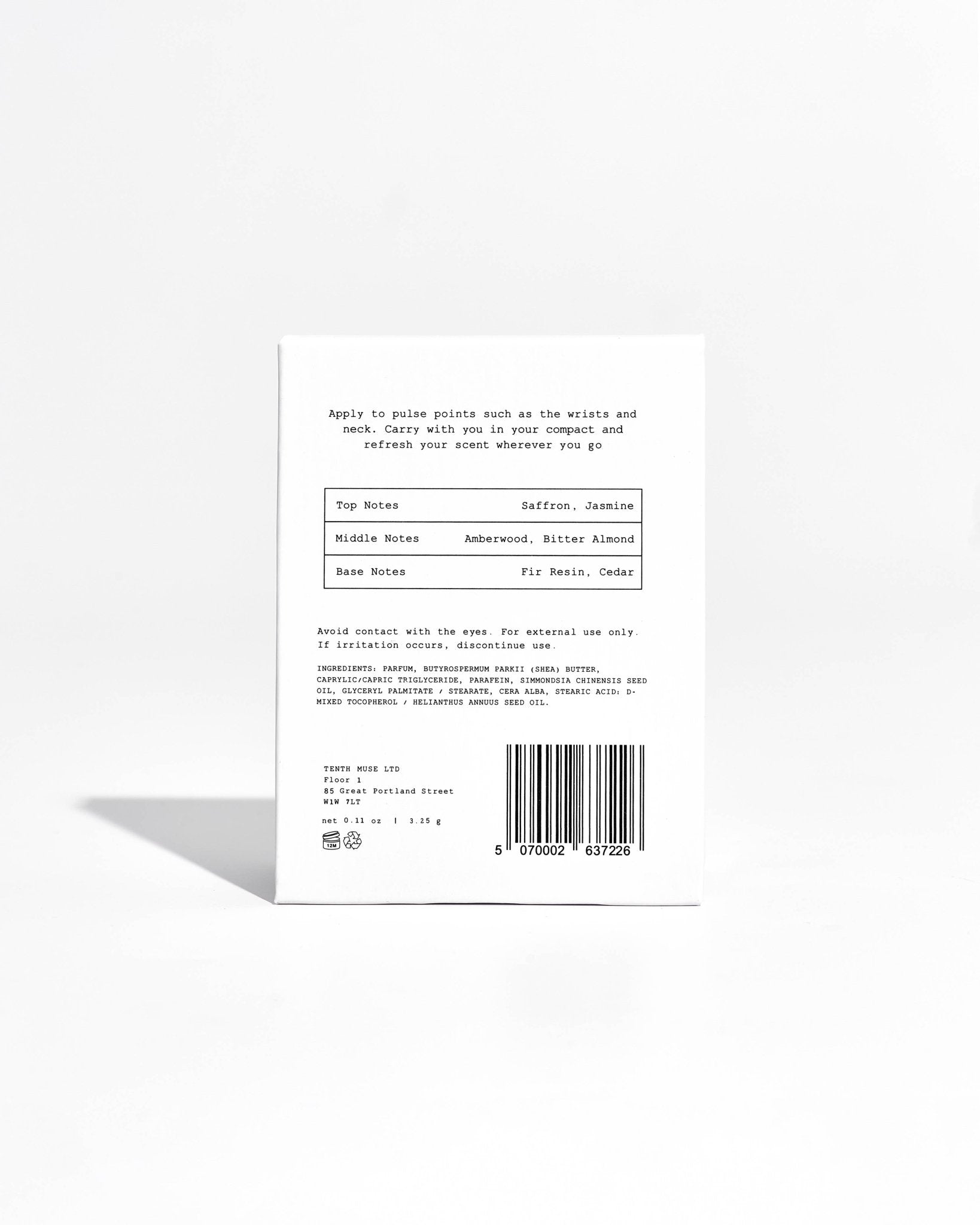 Mojo Solid Perfume - TENTH MUSE Modern Love Store Glasgow