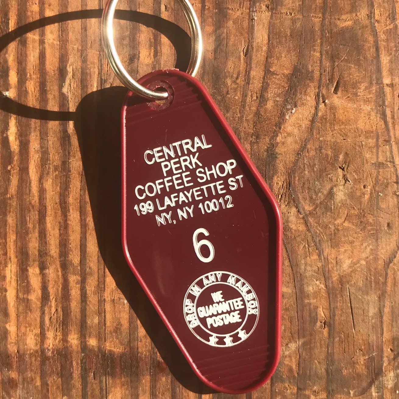 Motel Key Fob - Central Perk - The 3 Sisters Design Co. Modern Love Store Glasgow