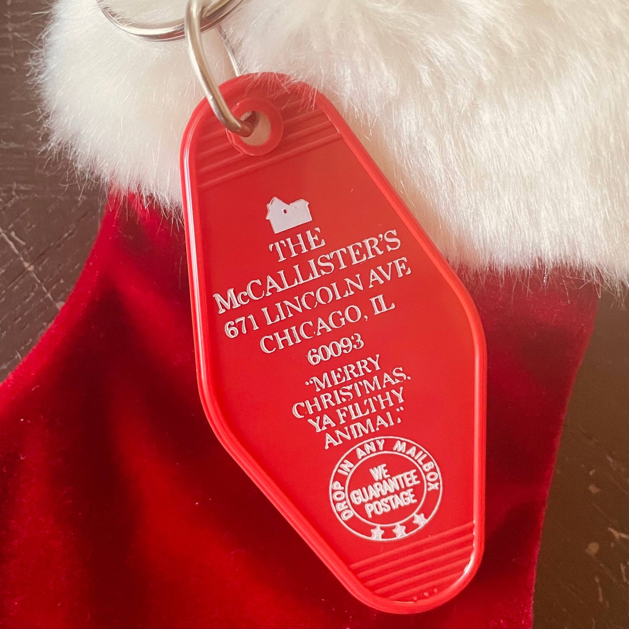 Motel Key Fob - The McCallisters (Home Alone) - The 3 Sisters Design Co. Modern Love Store Glasgow