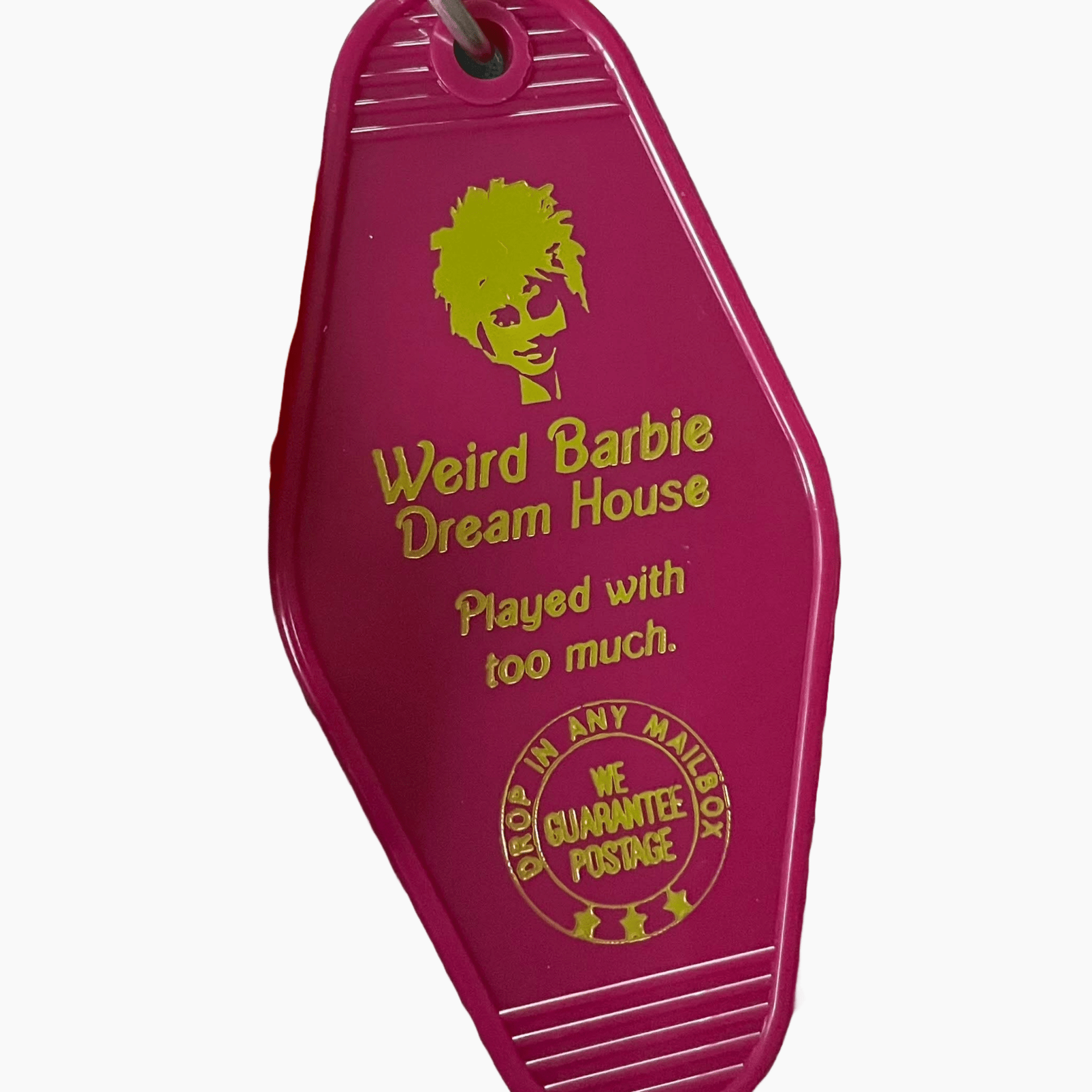 Motel Key Fob - Weird Barbie Dream House - The 3 Sisters Design Co. Modern Love Store Glasgow