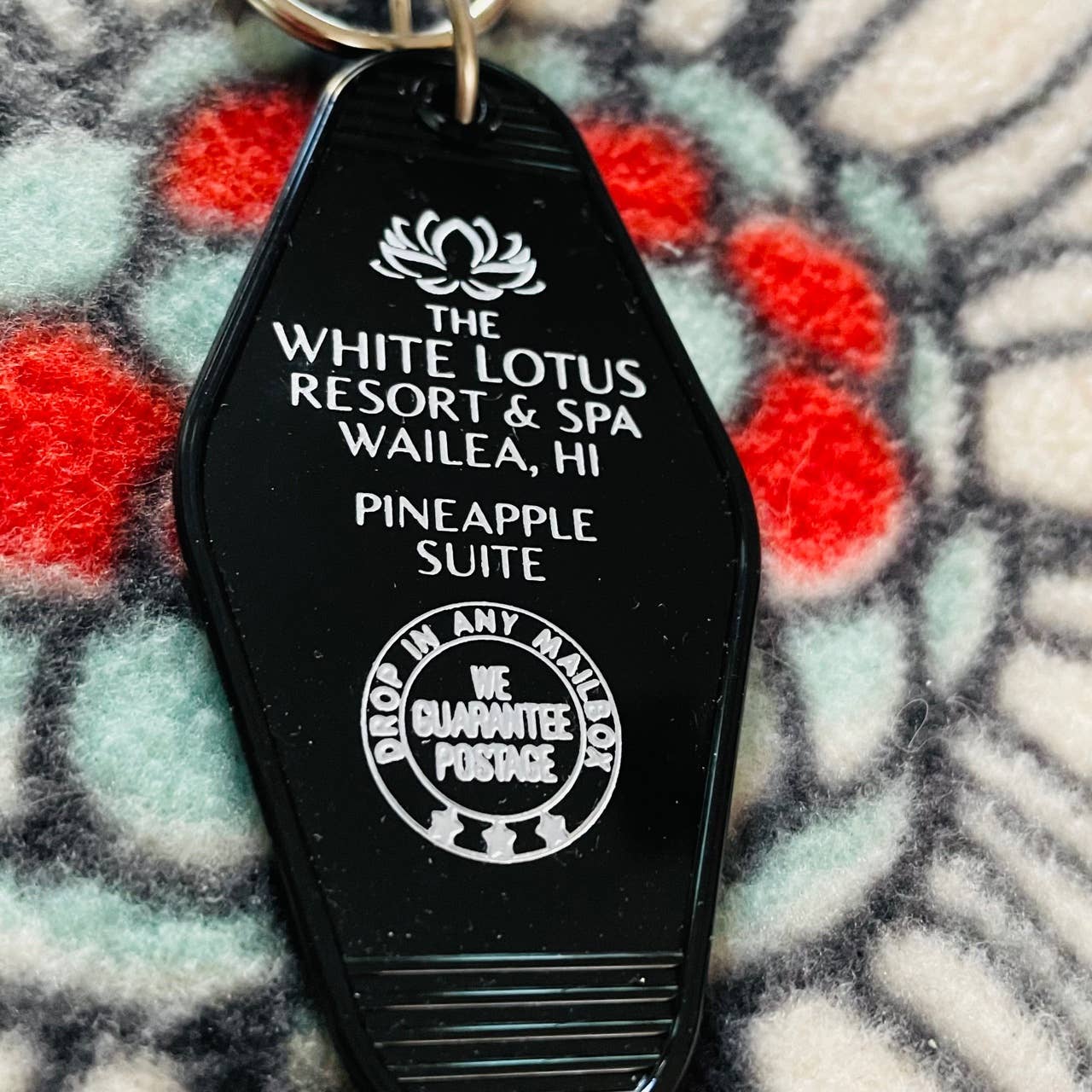 Motel Key Fob - White Lotus Resort and Spa - The 3 Sisters Design Co. Modern Love Store Glasgow