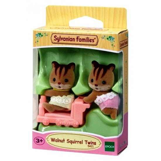 Sylvanian Families Walnut Squirrel Twins kids 