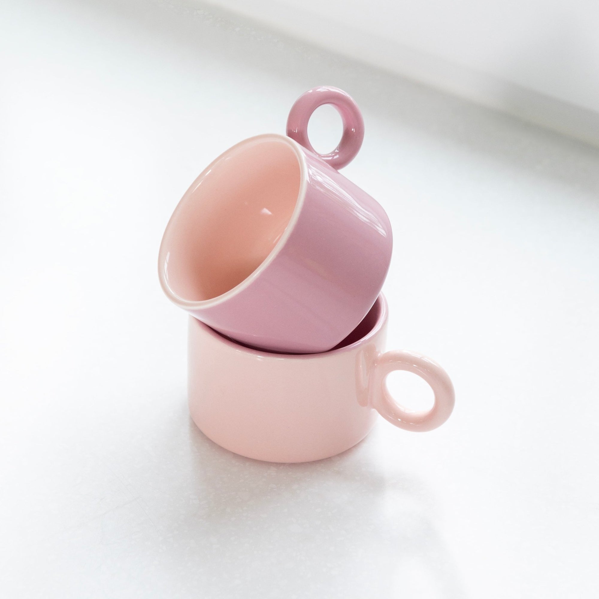 Mug Chiquito Pink Set of 2 - &K Amsterdam Modern Love Store Glasgow