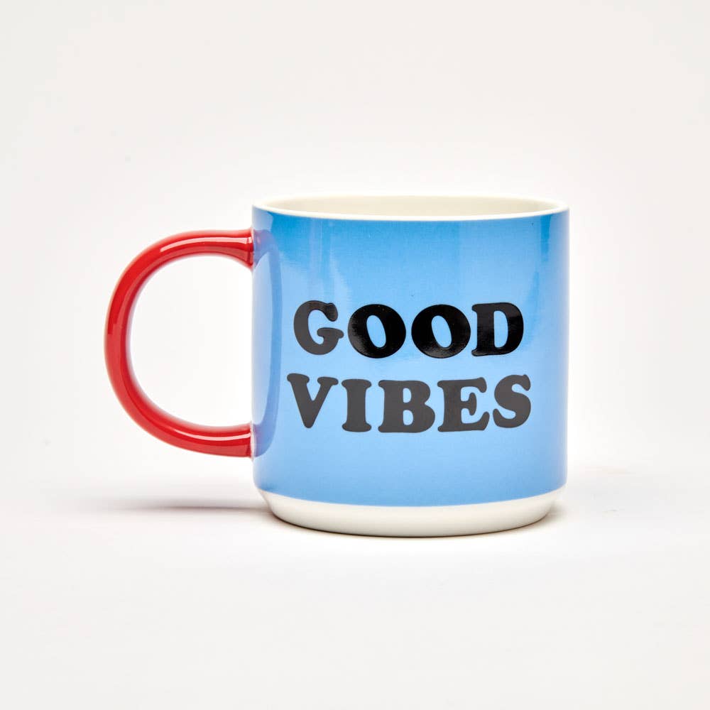 Peanuts Good Vibes Mug - mug Magpie Modern Love Store Glasgow