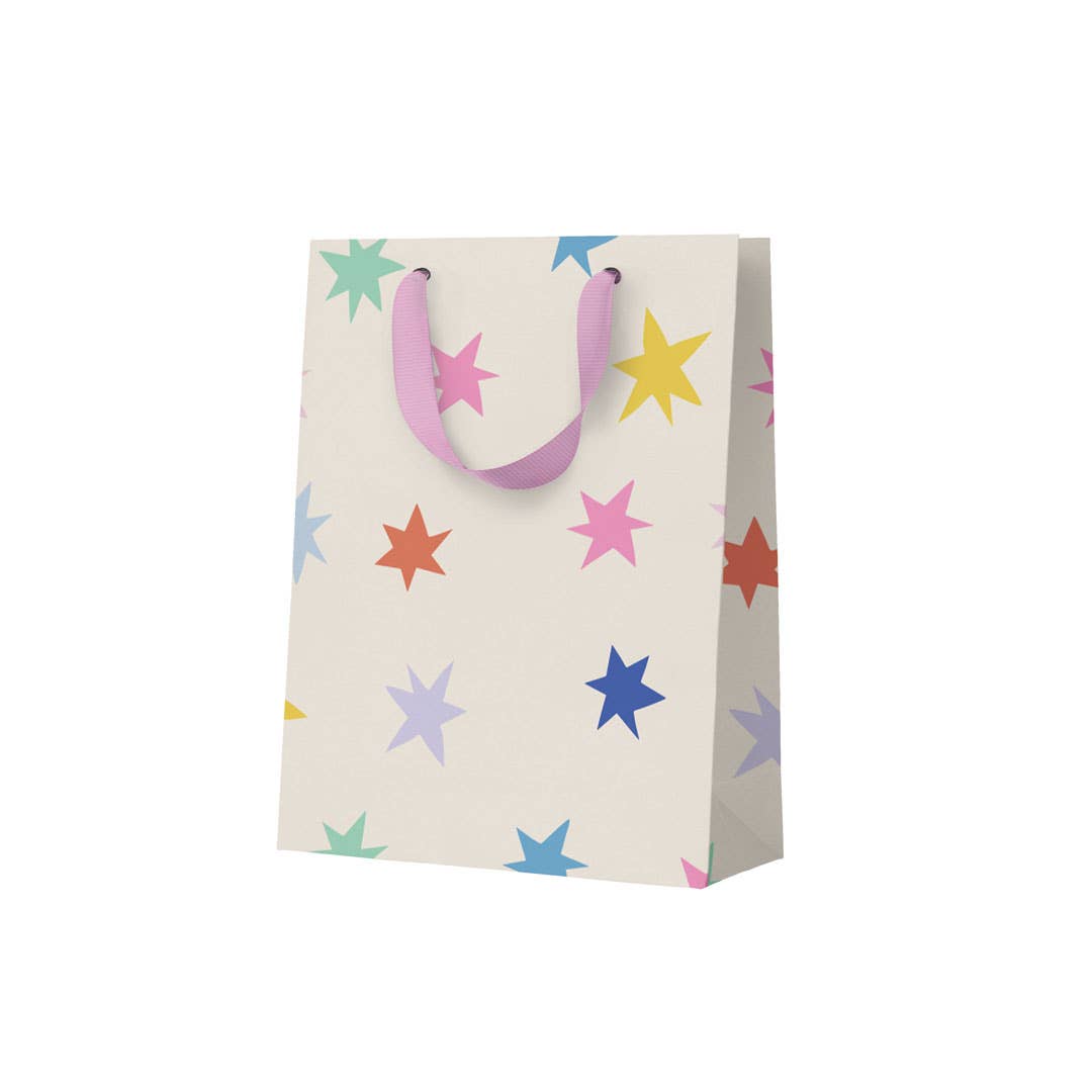 Multi Stars Small Gift Bag - Ohh Deer UK + EU Modern Love Store Glasgow
