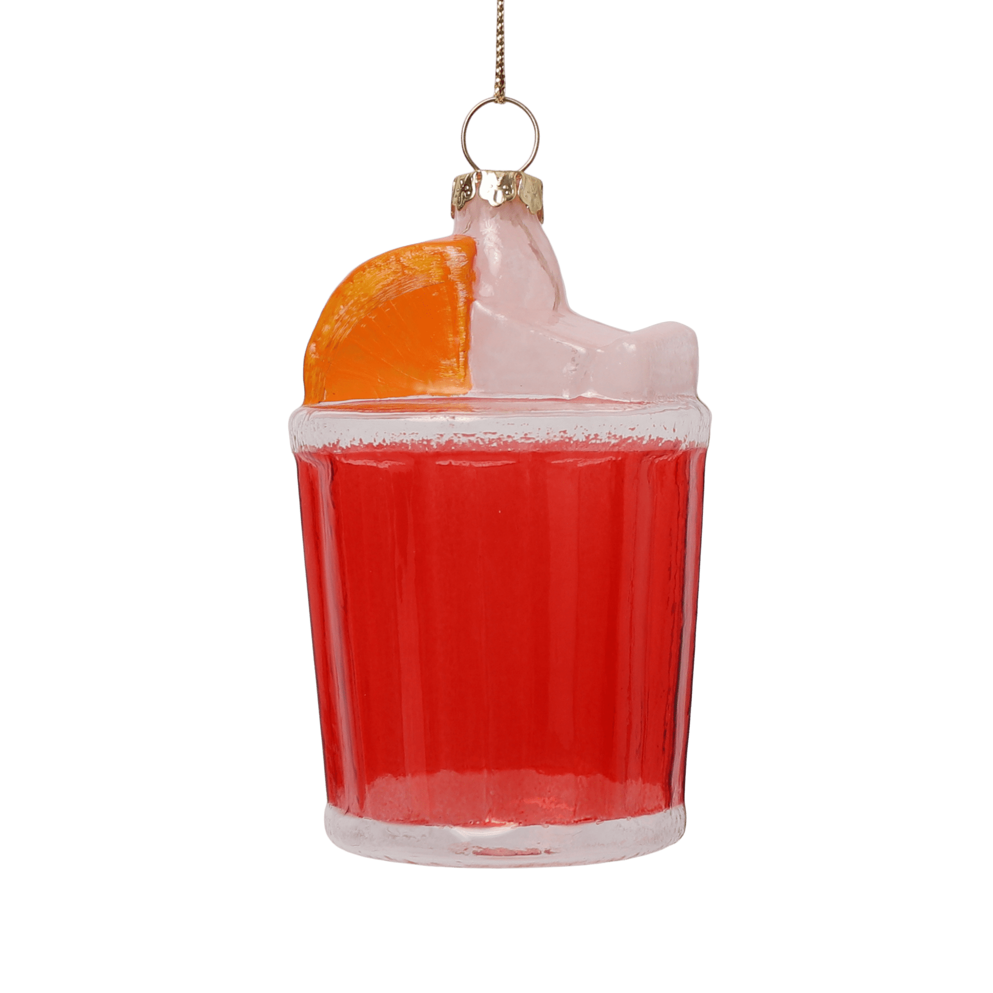 Negroni Glass Christmas Bauble - studio THIE Modern Love Store Glasgow
