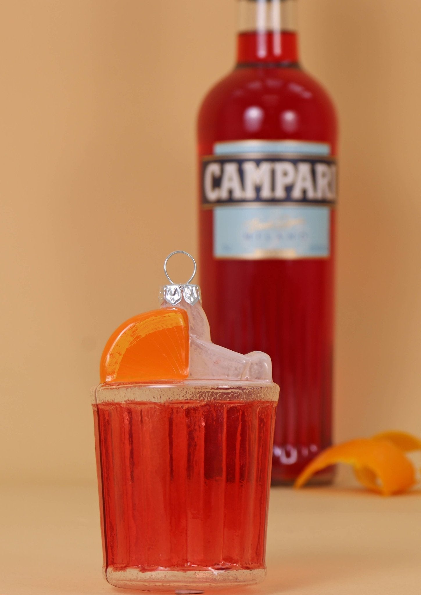 Negroni Glass Christmas Bauble - studio THIE Modern Love Store Glasgow