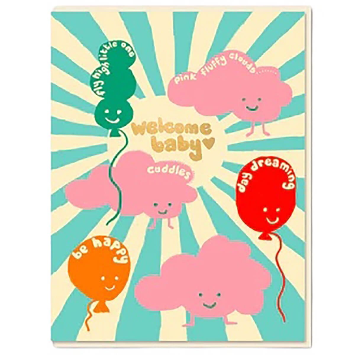 New Baby Card - Cloud - Card emma ooter draws Modern Love Store Glasgow