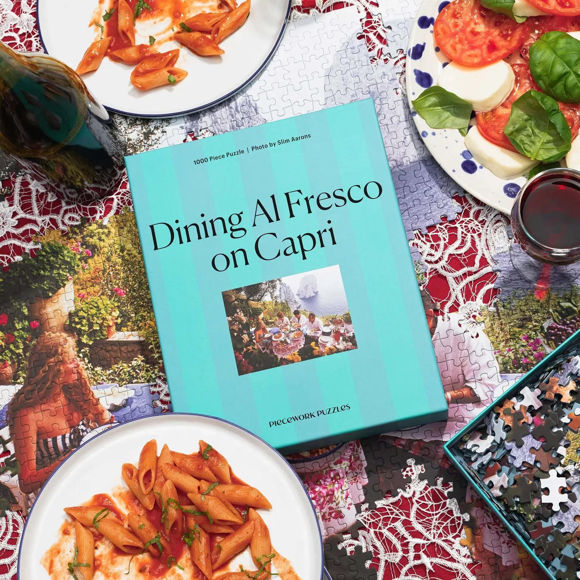 ✨NEW✨Dining Al Fresco - 1000 pieces puzzle - Piecework Puzzles Modern Love Store Glasgow