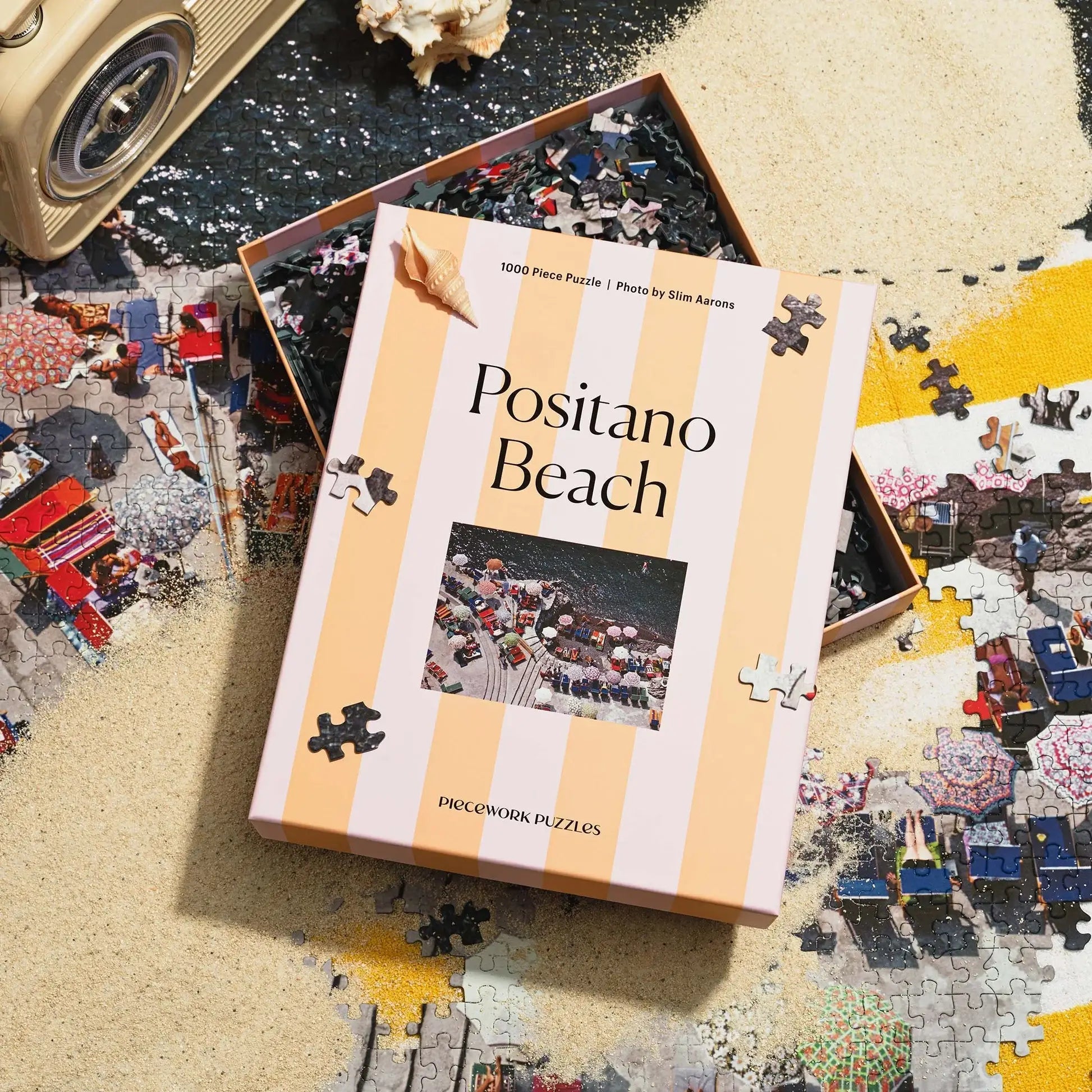 ✨NEW✨Positano Beach - 1000 pieces puzzle - Piecework Puzzles Modern Love Store Glasgow