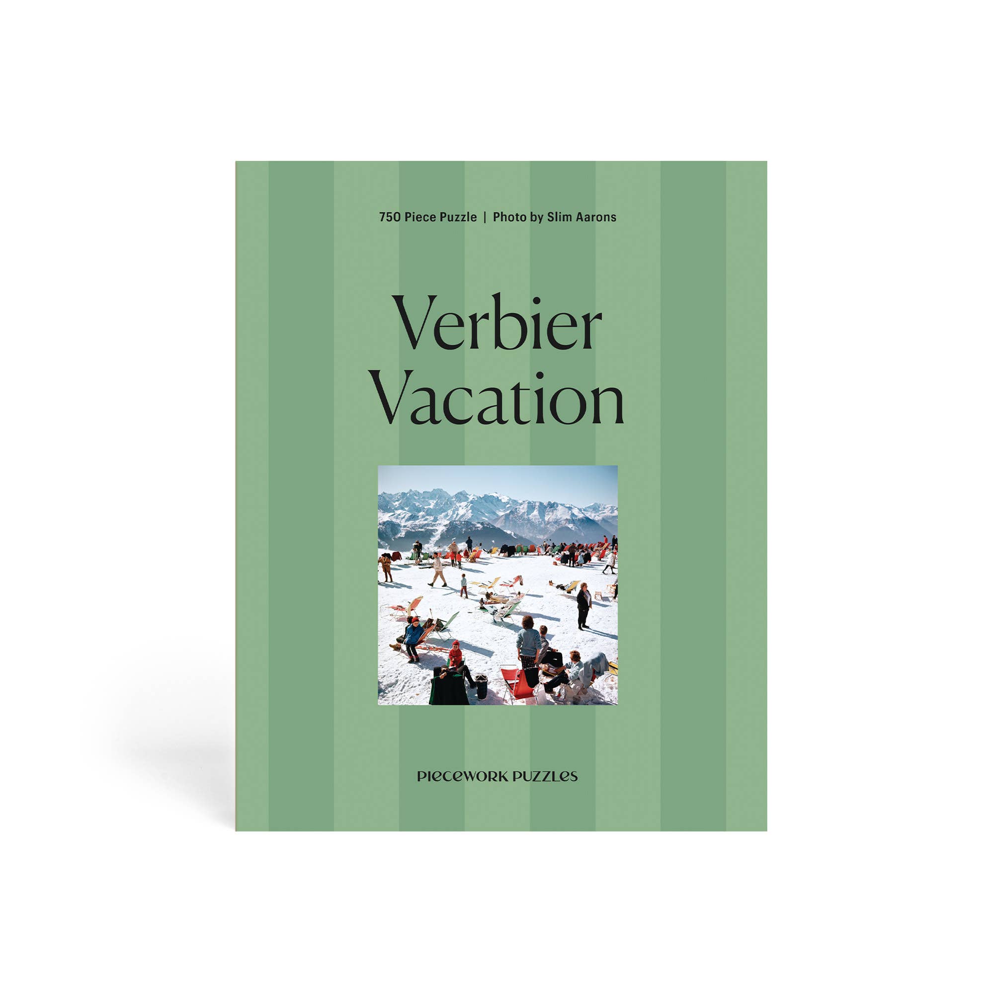 🎄NEW🎄Verbier Vacation - 750 Piece Slim Aarons Puzzle - Piecework Modern Love Store Glasgow