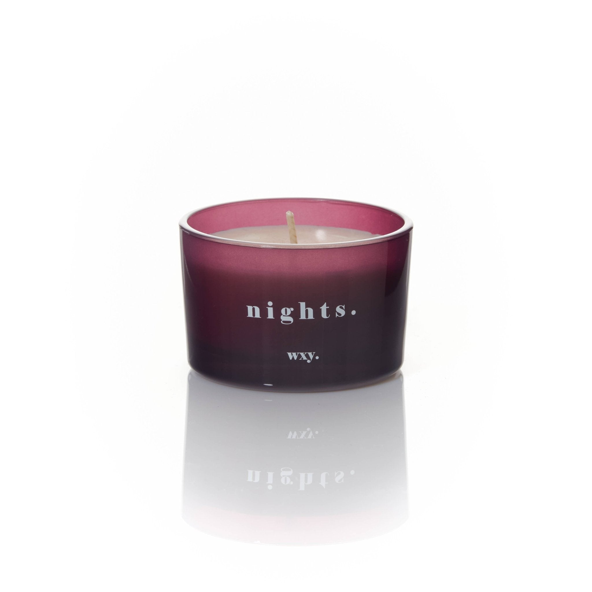 Nights 3oz Candle - Bourbon Sugar + Tobacco Leaf - wxy. Modern Love Store Glasgow
