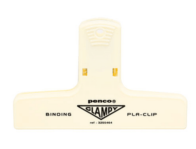 Hightide Penco Clampy Pla - Clip: Cream stationery 