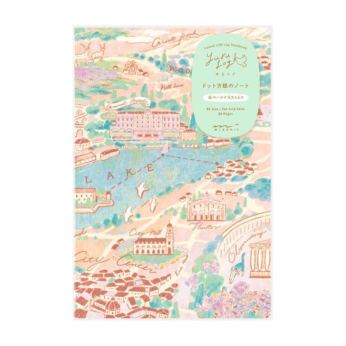 Midori Yuru Log Notebook - Travel and Hotel - notebook Midori Modern Love Store Glasgow