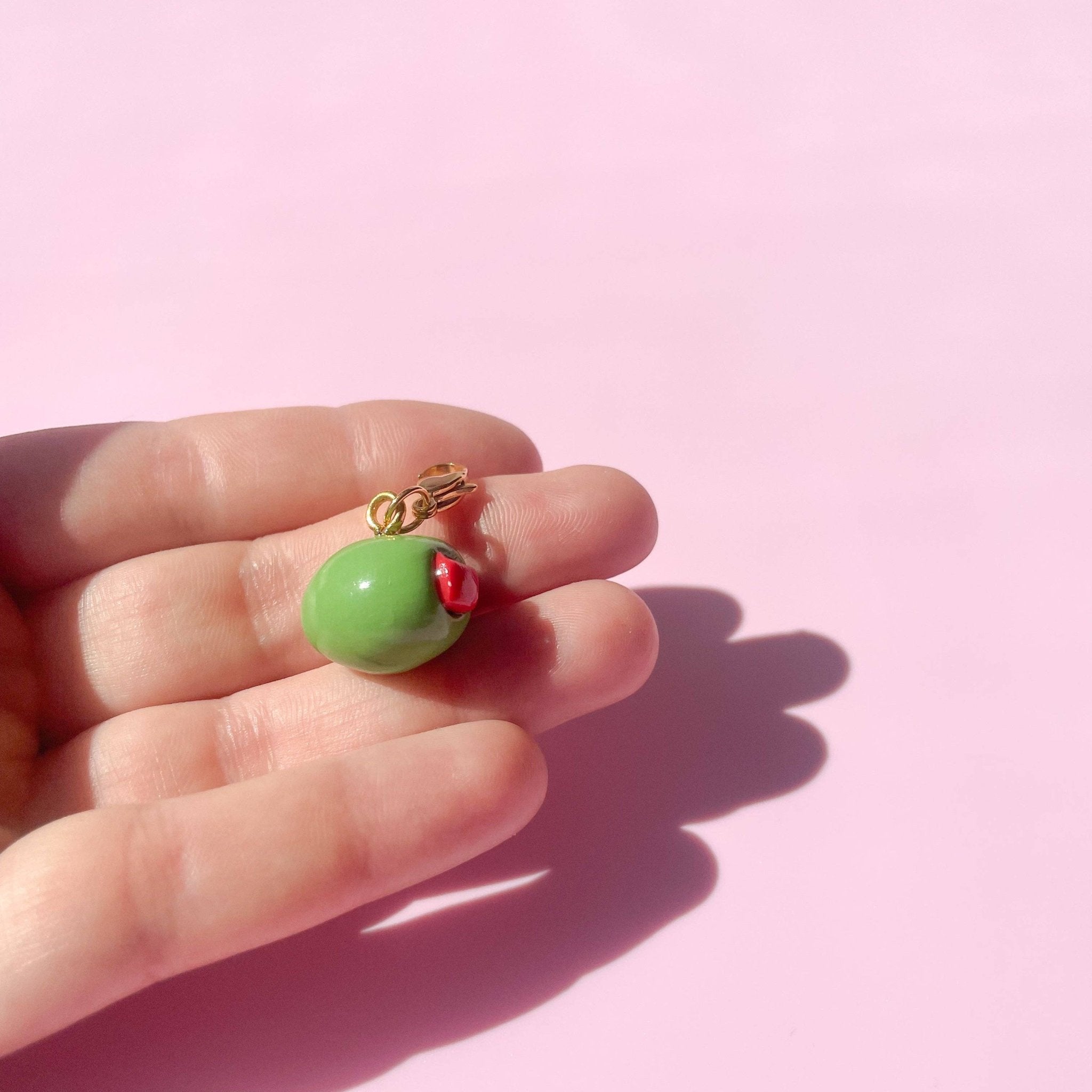 Olive Bag Charm - Bold Blossom Shop Modern Love Store Glasgow