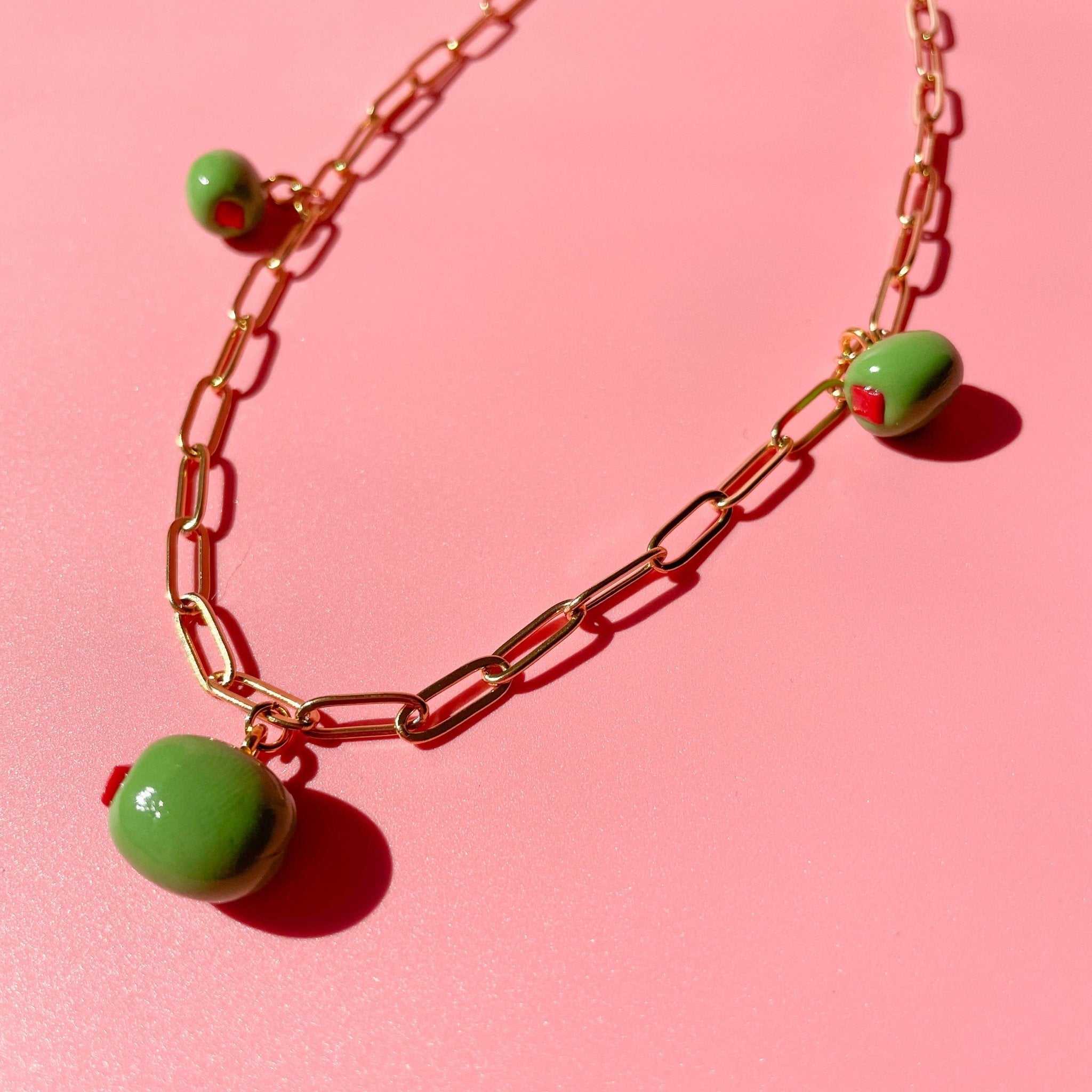 Olive Necklace - Bold Blossom Shop Modern Love Store Glasgow