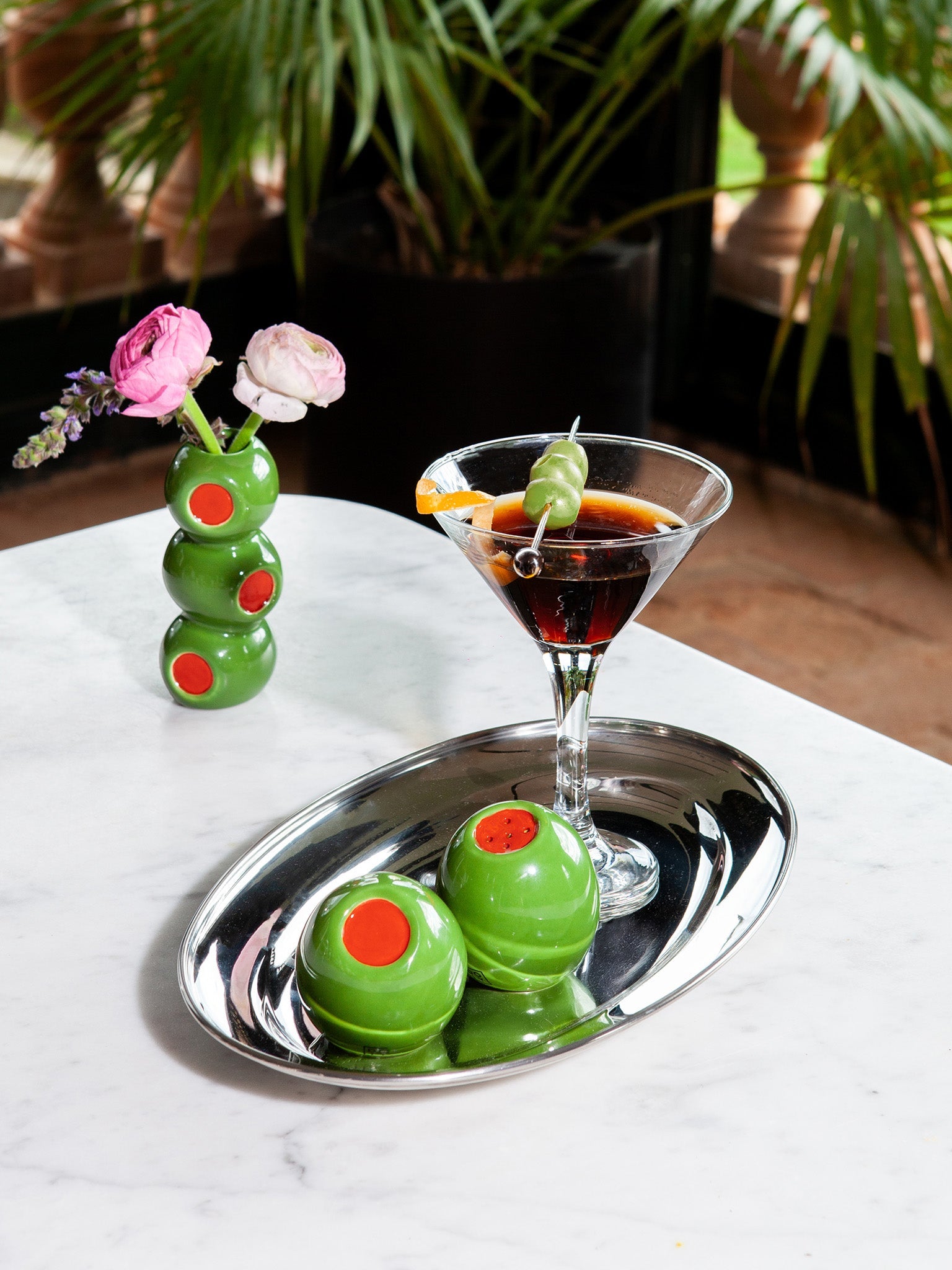 Olive Salt and Pepper Shakers - salt and pepper Doiy Design Modern Love Store Glasgow