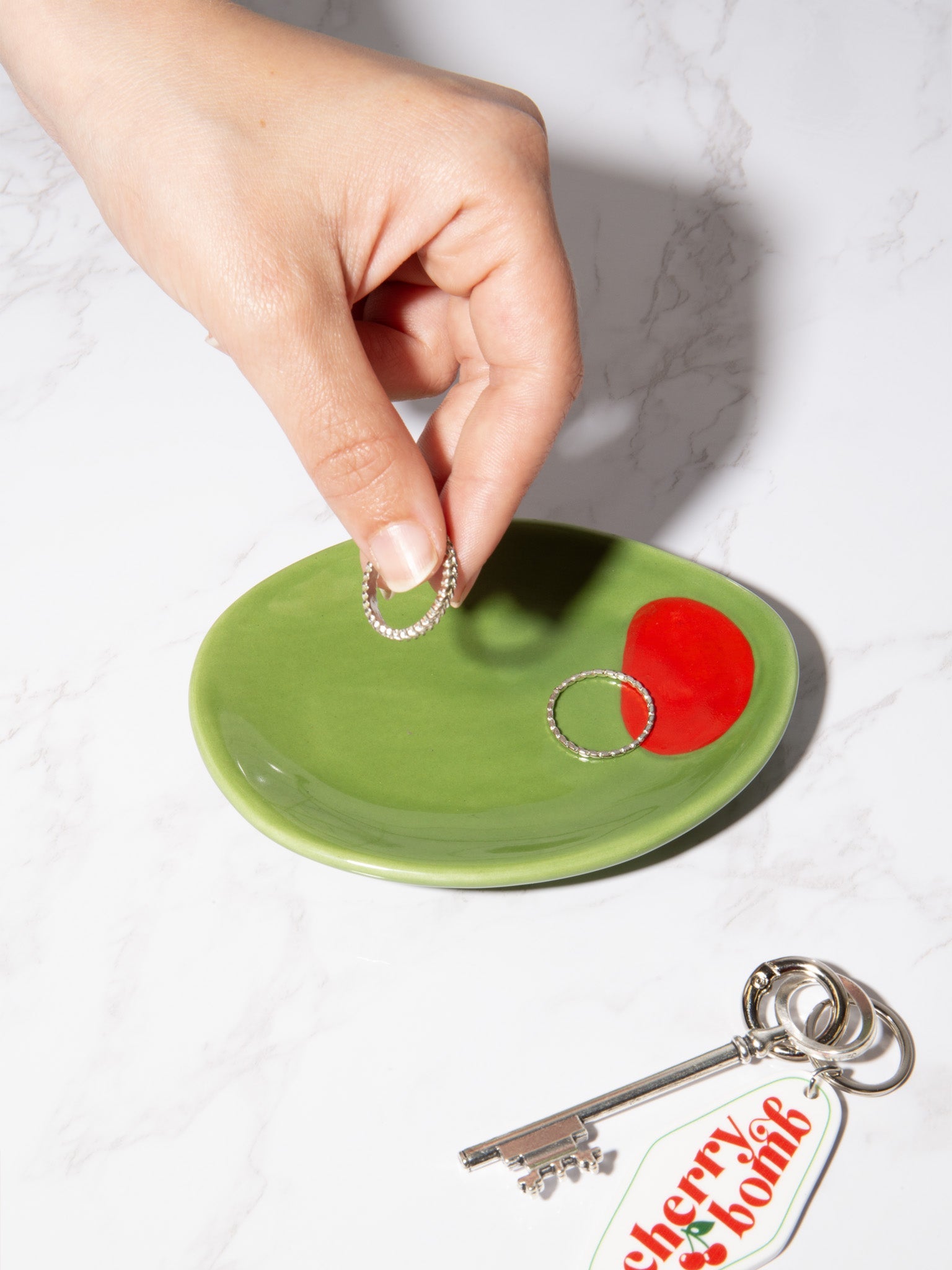 Olive Trinket Tray - jewellery holder Doiy Design Modern Love Store Glasgow