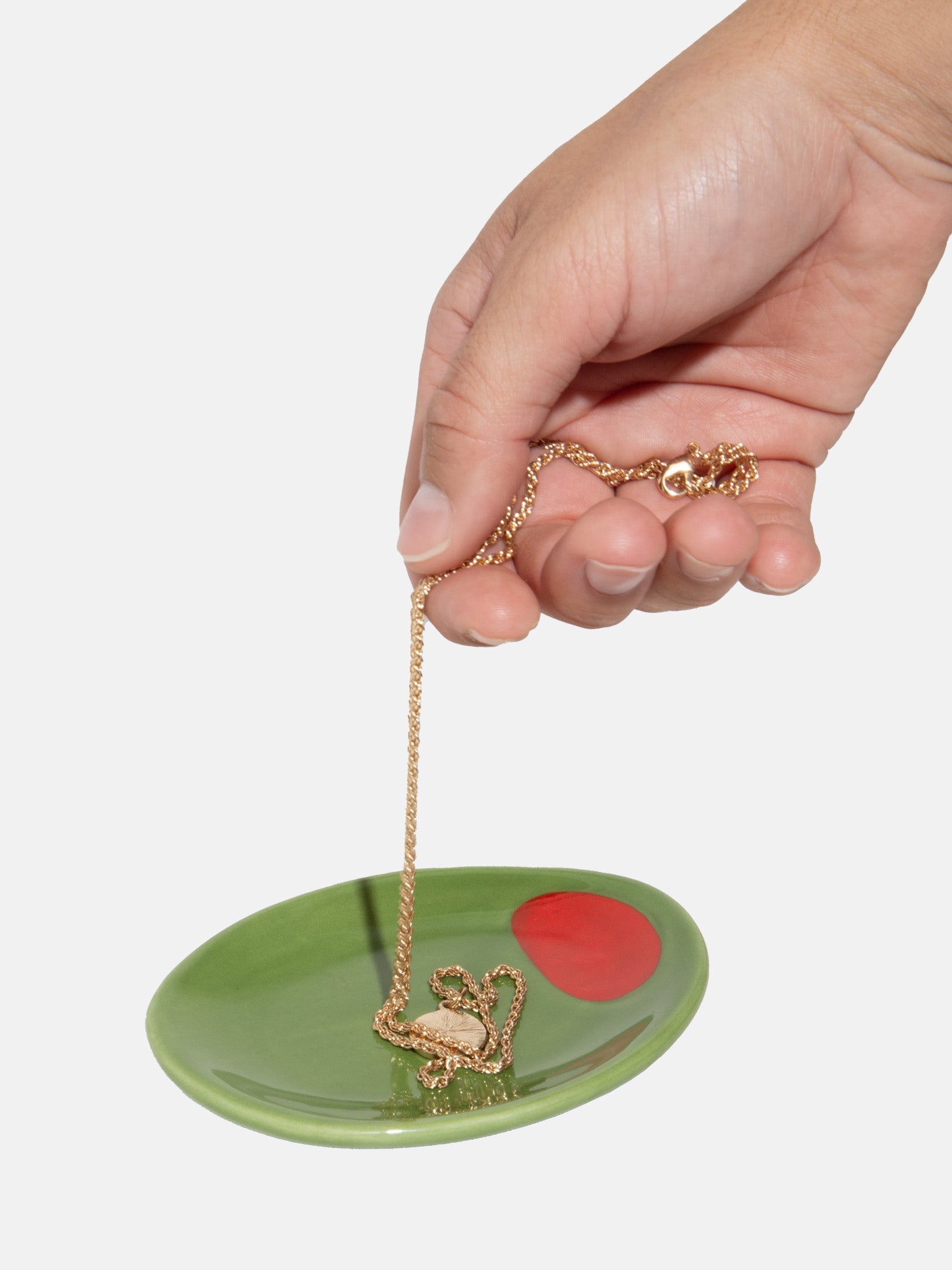 Olive Trinket Tray - jewellery holder Doiy Design Modern Love Store Glasgow