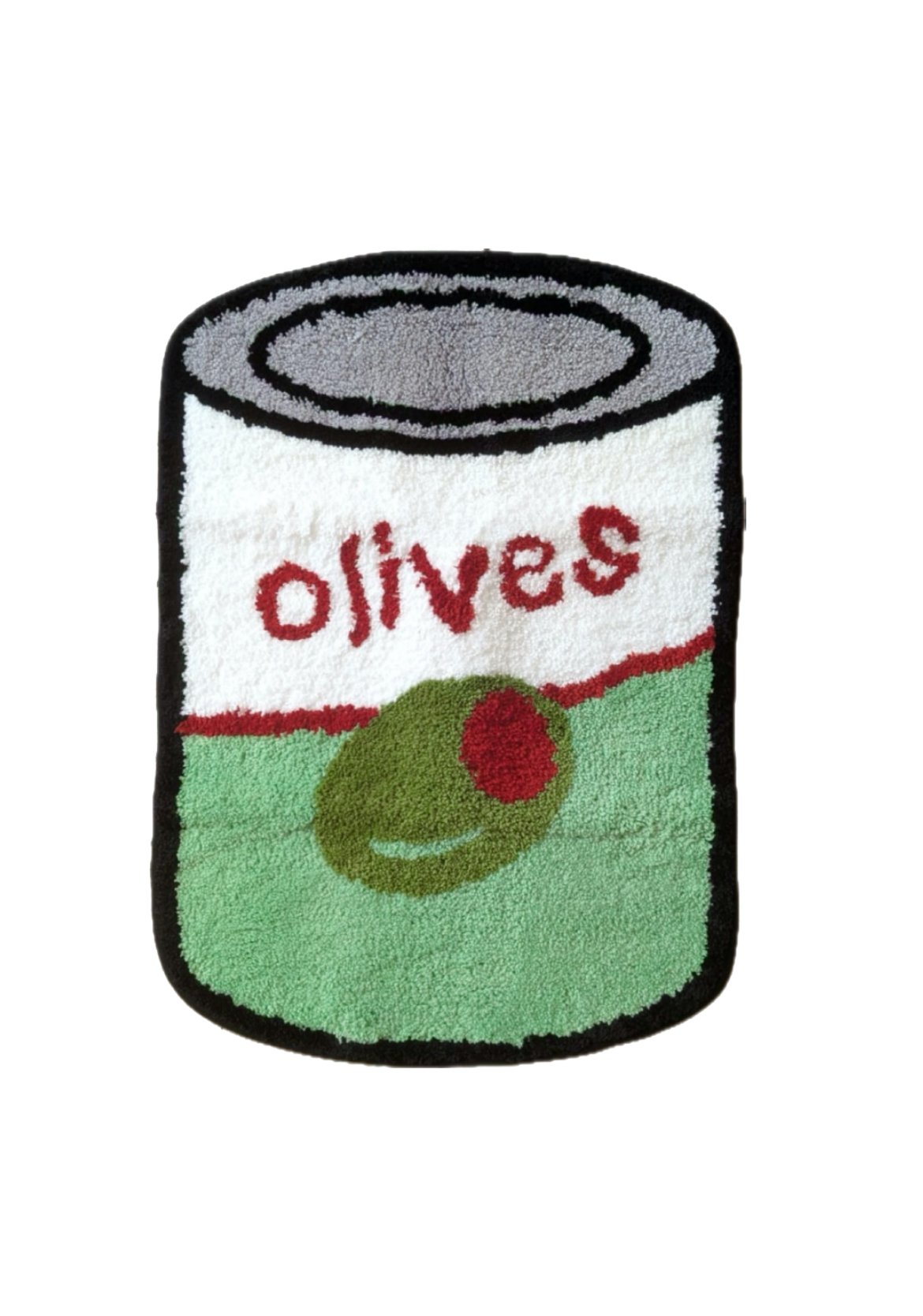Olive Tin Bath Mat
