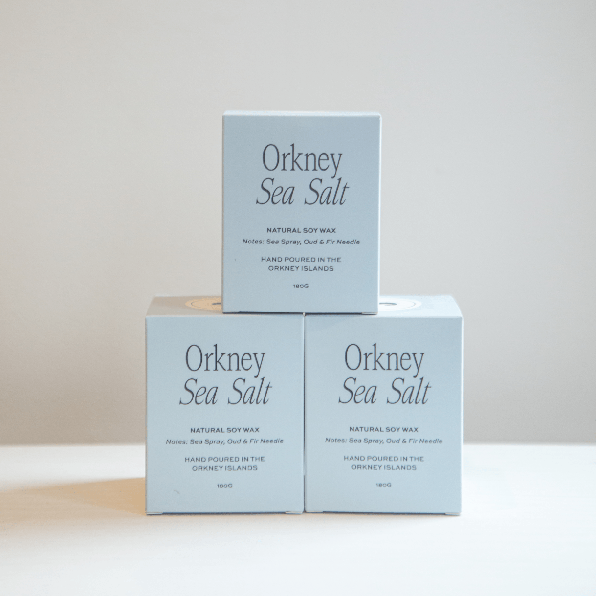 Orkney Sea Salt Soy Candle - Candles Moonshine Candle Co. Modern Love Store Glasgow