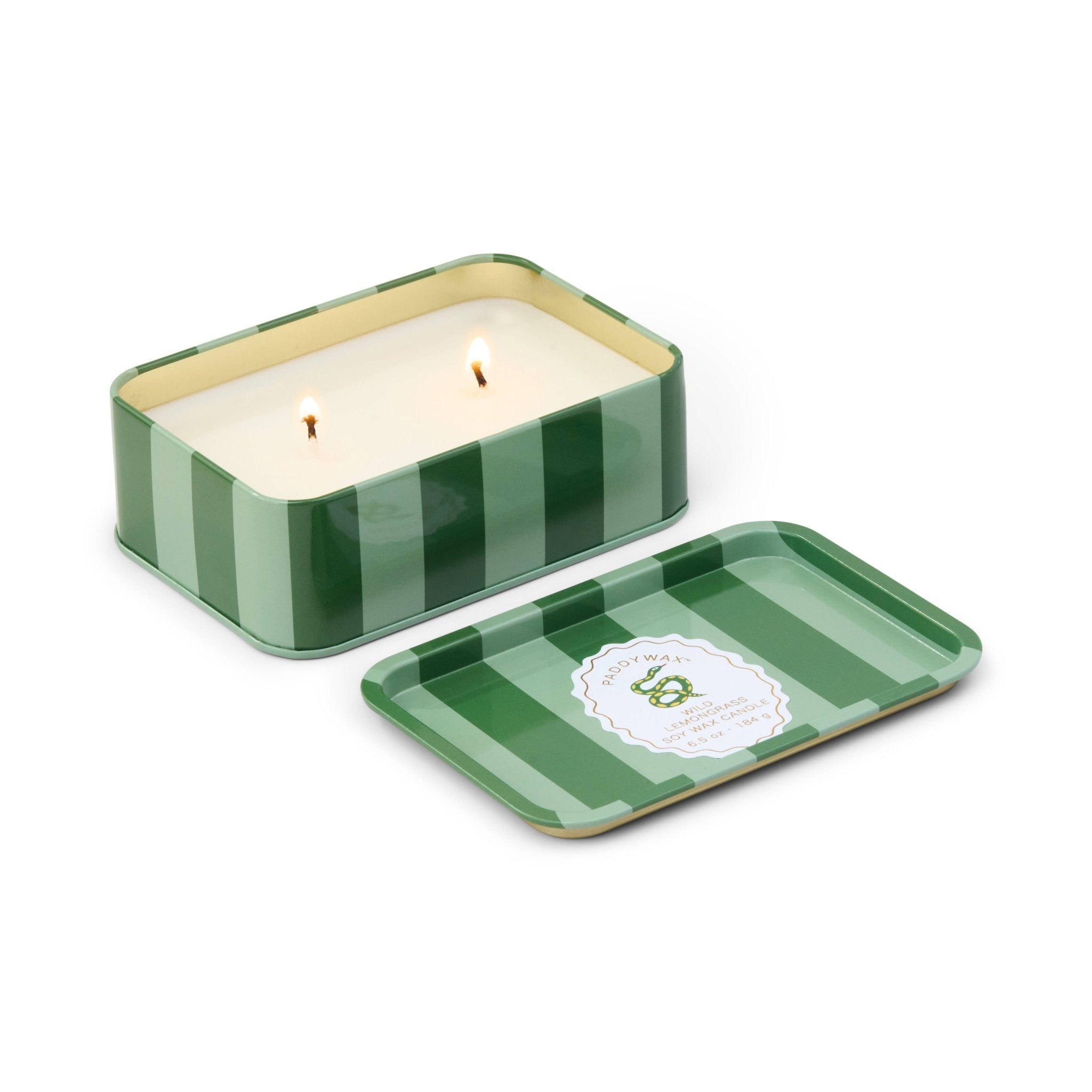 Paddy Wax Tin Candle - Wild Lemongrass - Designworks Collective Modern Love Store Glasgow