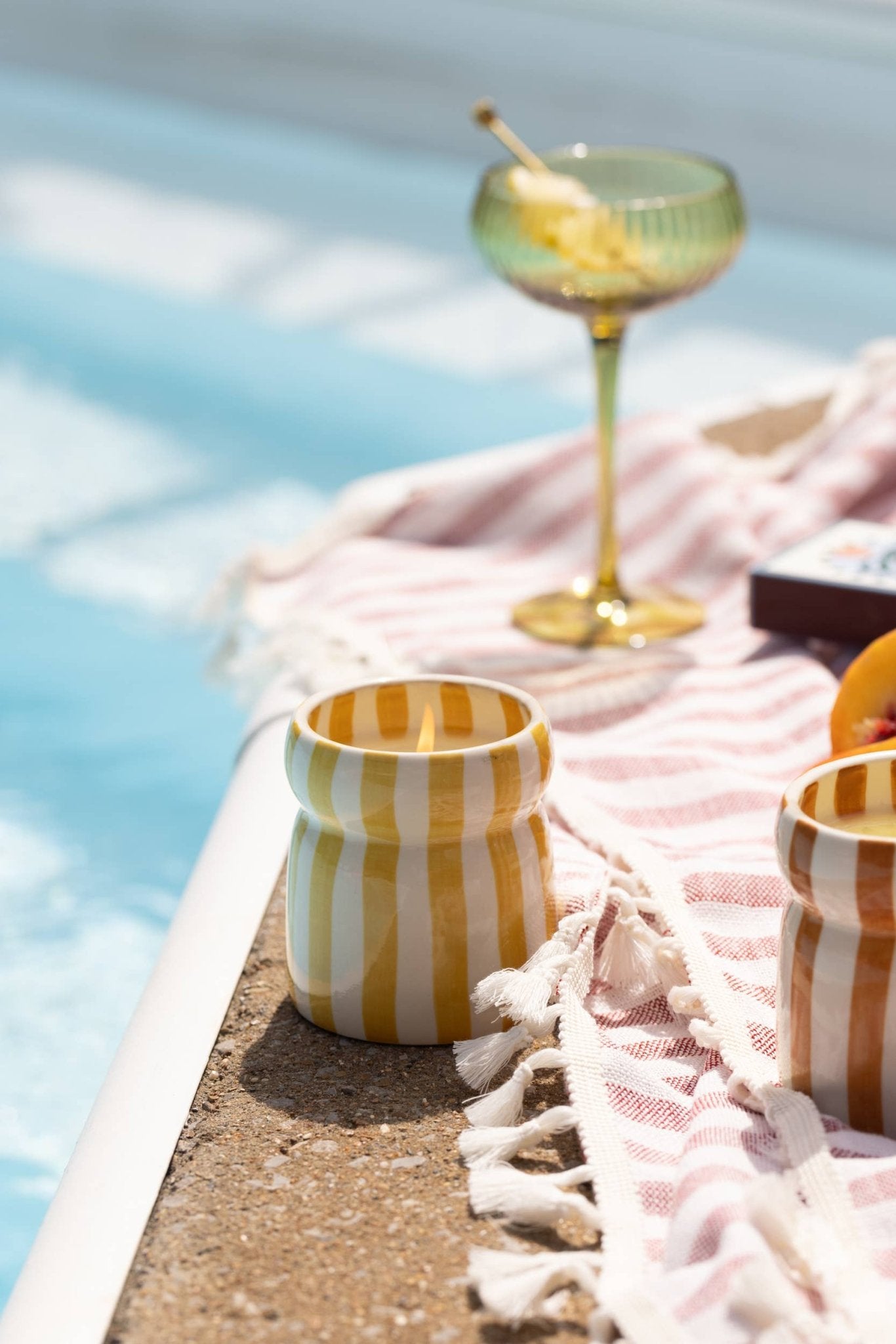 Paddywax Cabana Ochre Ceramic Candle - Gold Coast - Designworks Collective Modern Love Store Glasgow