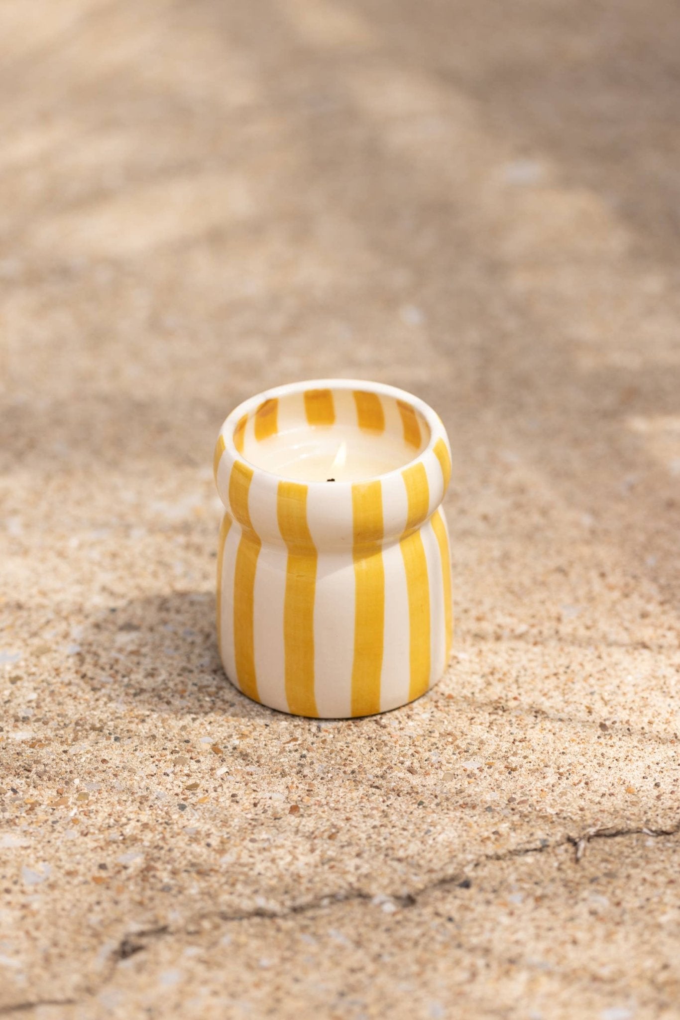 Paddywax Cabana Ochre Ceramic Candle - Gold Coast - Designworks Collective Modern Love Store Glasgow
