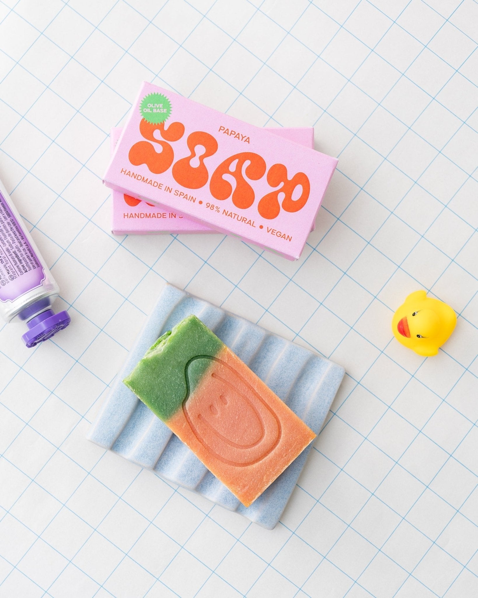 Papaya Soap - soap Tarta Gelatina Modern Love Store Glasgow