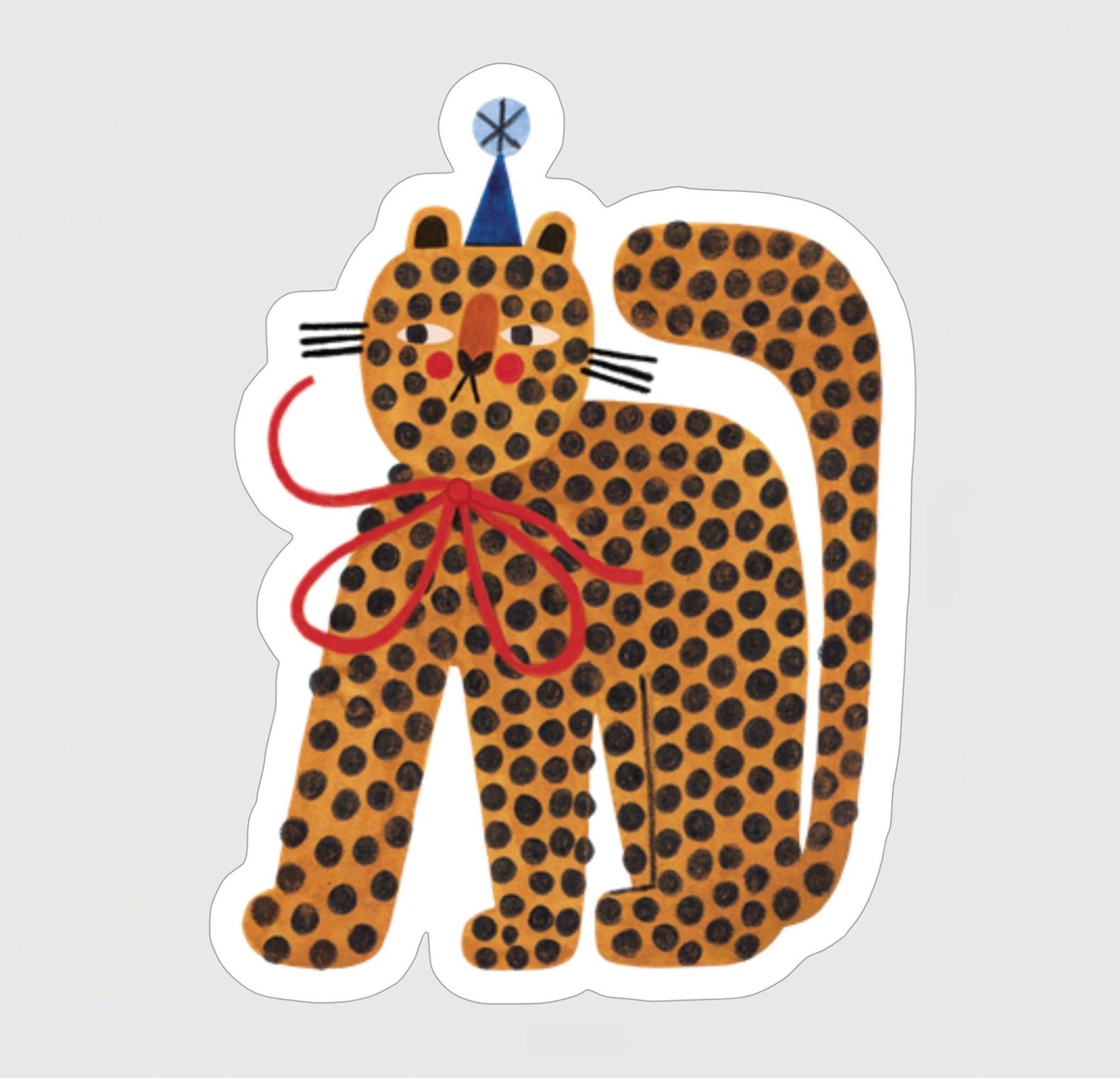 PARTY TIGER sticker - Daria Solak Illustrations Modern Love Store Glasgow