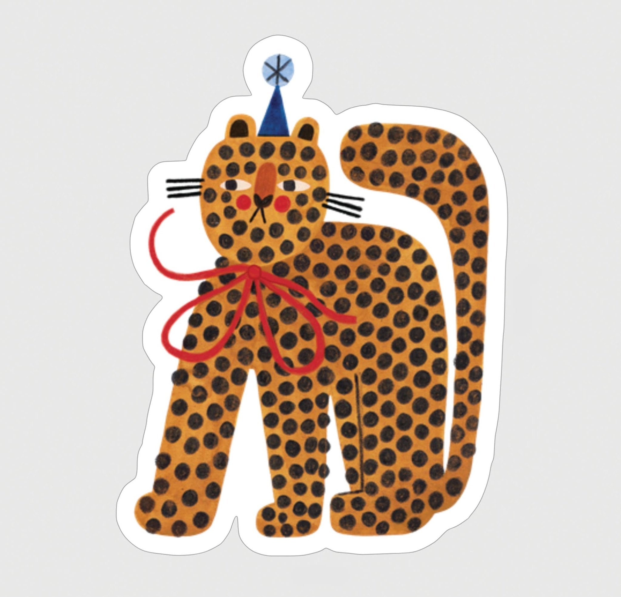PARTY TIGER sticker - Daria Solak Illustrations Modern Love Store Glasgow