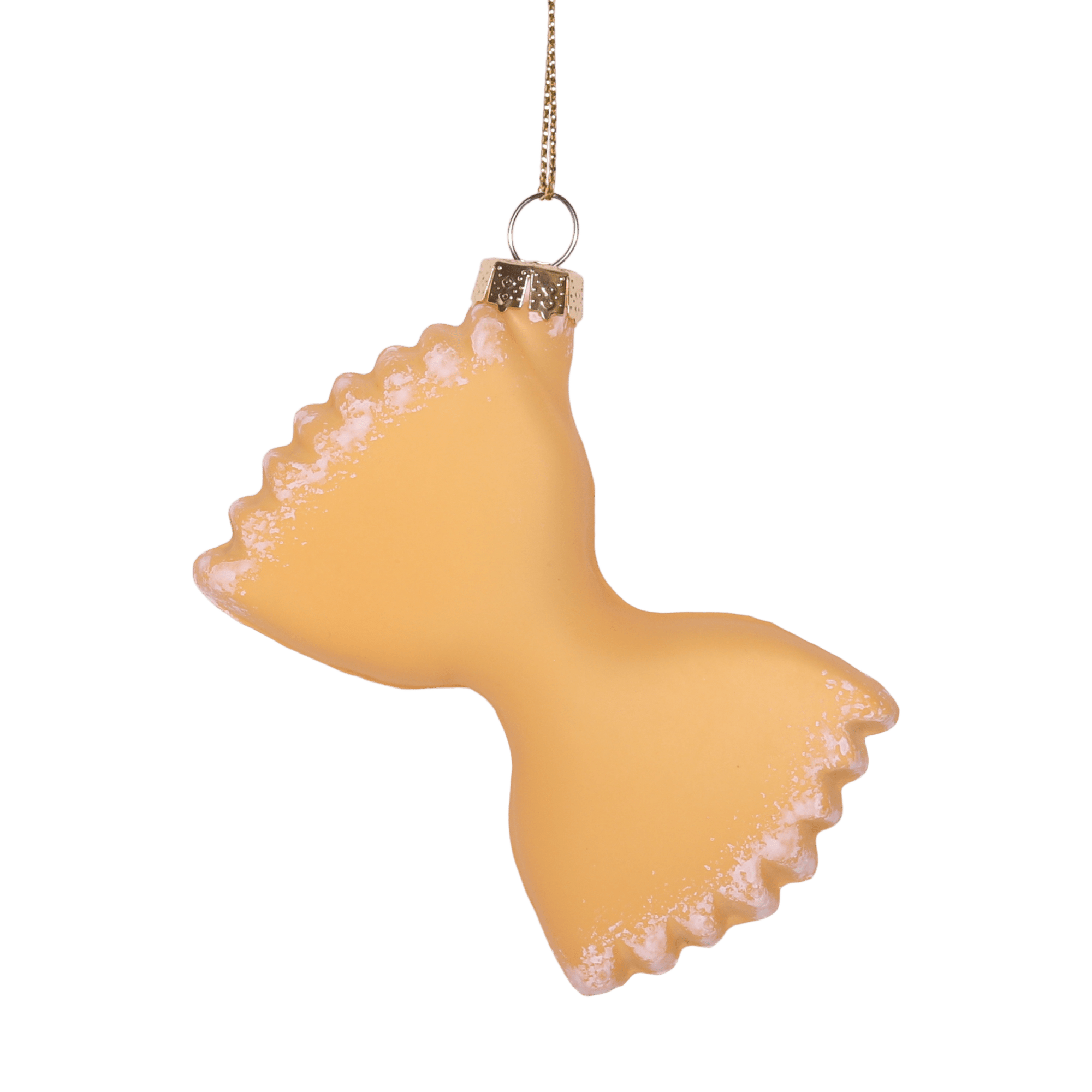 Pasta Bow Glass Christmas Bauble - studio THIE Modern Love Store Glasgow