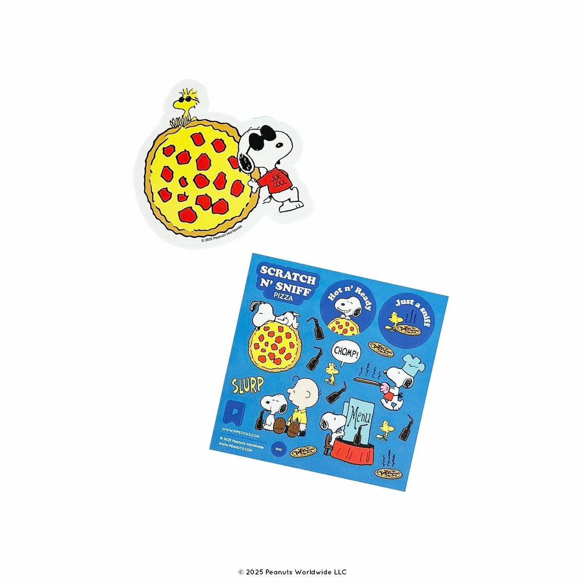Peanuts Hot Pizza Scratch 'n Sniff Stickers