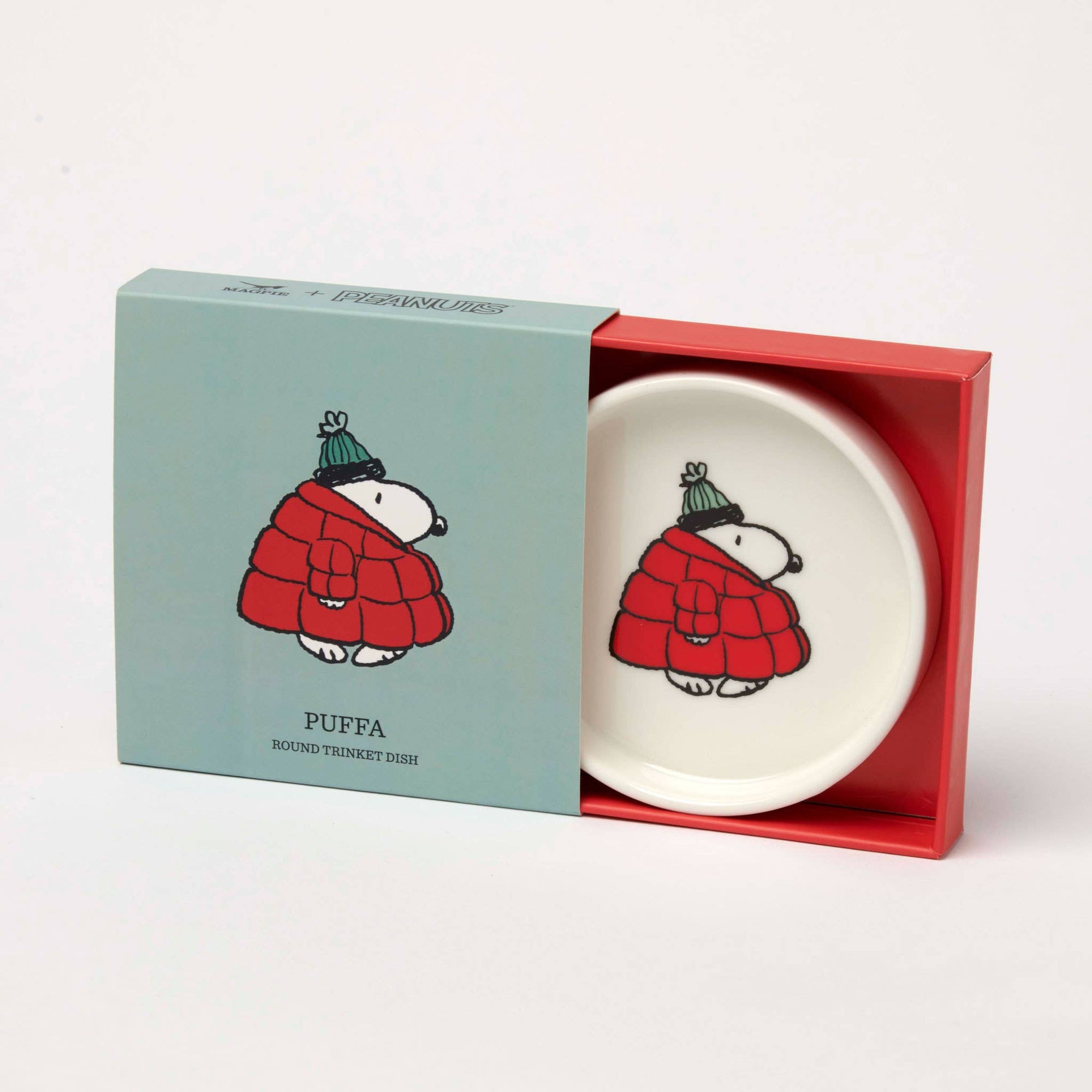 Peanuts Snoopy Round Trinket Dish - Puffa - Magpie Modern Love Store Glasgow