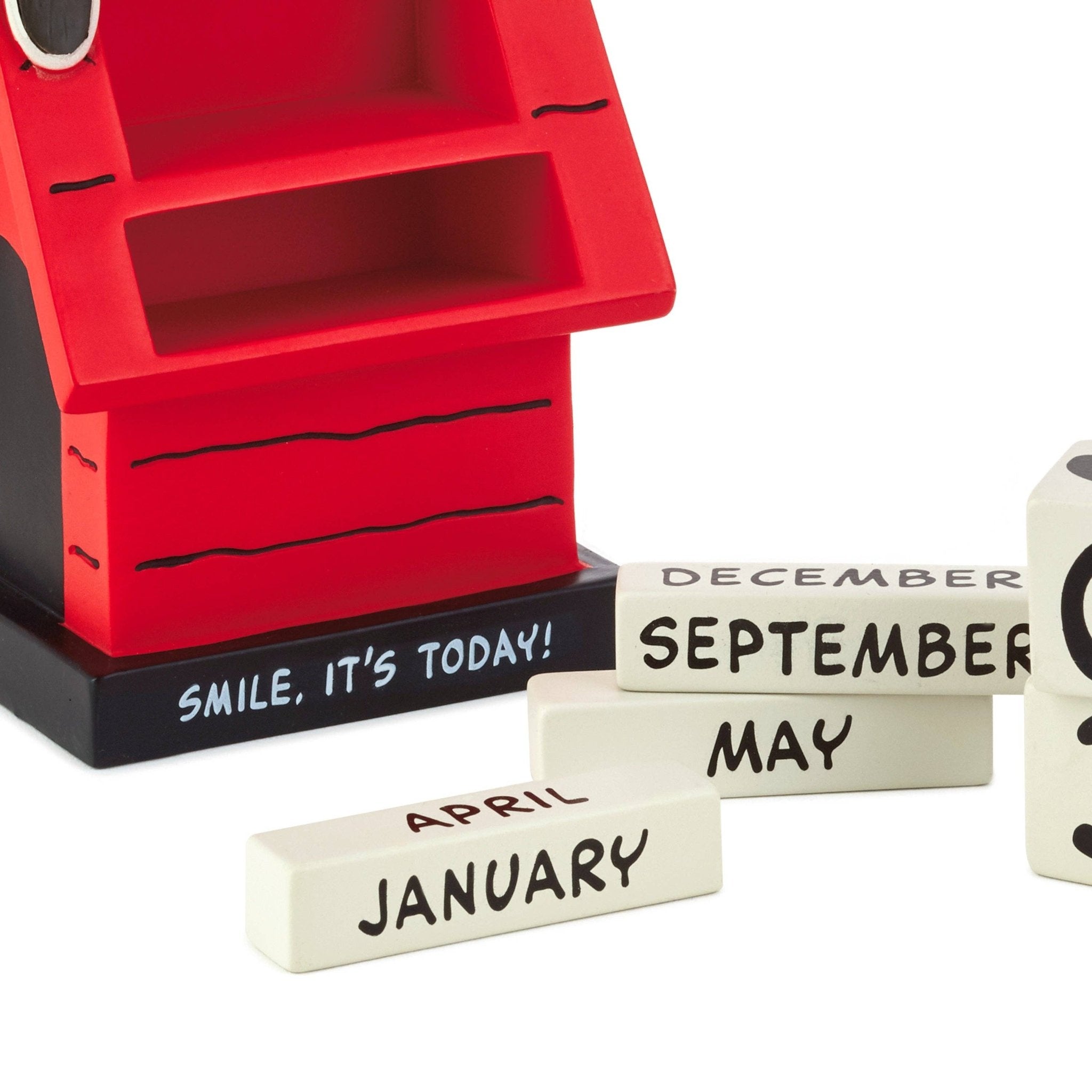 Peanuts™ Snoopy & Woodstock Perpetual Doghouse Calendar - Hallmark Modern Love Store Glasgow
