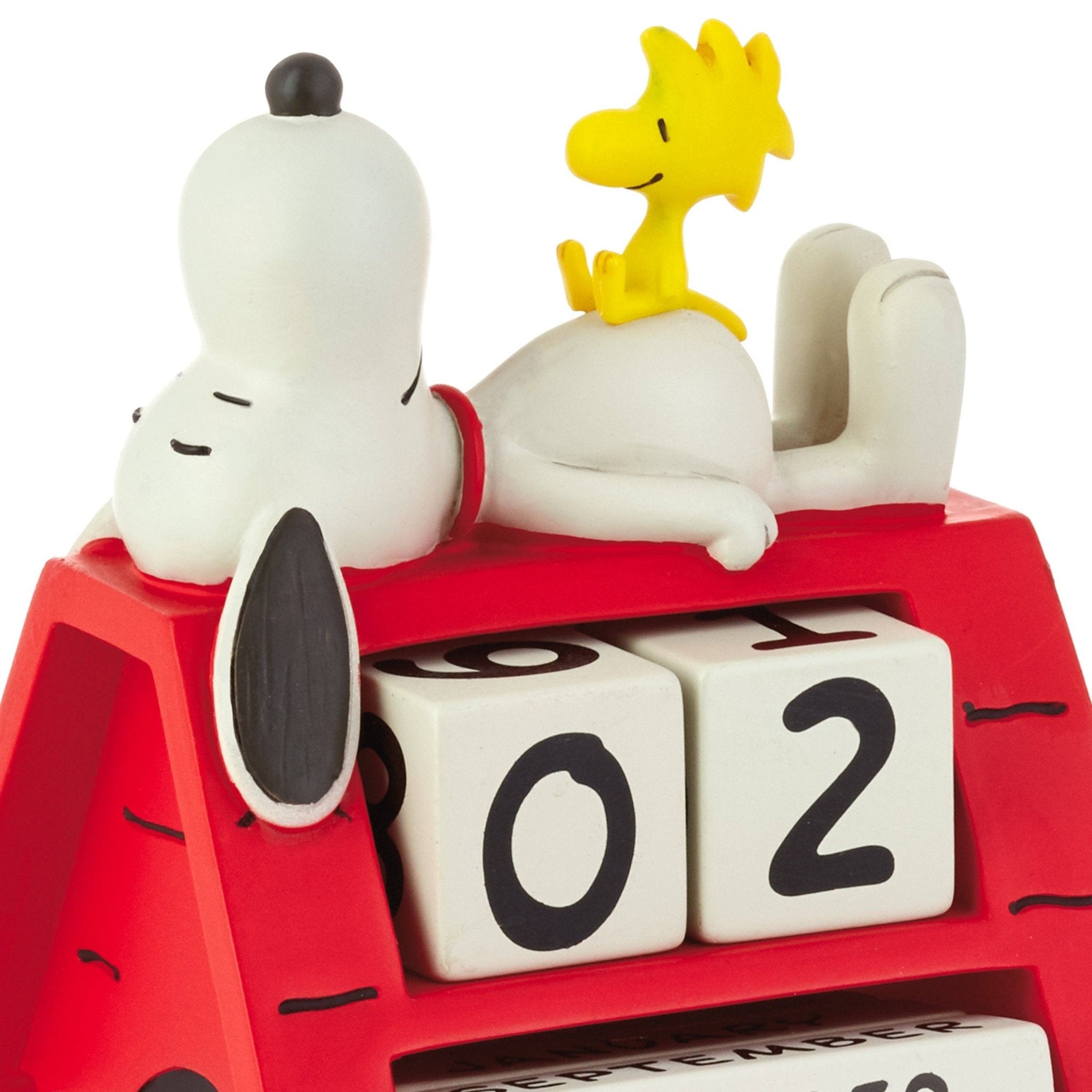 Peanuts™ Snoopy & Woodstock Perpetual Doghouse Calendar - Hallmark Modern Love Store Glasgow