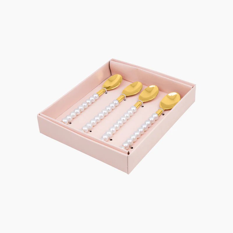 Pearl Spoon Set of 4 - Lepel Club Modern Love Store Glasgow