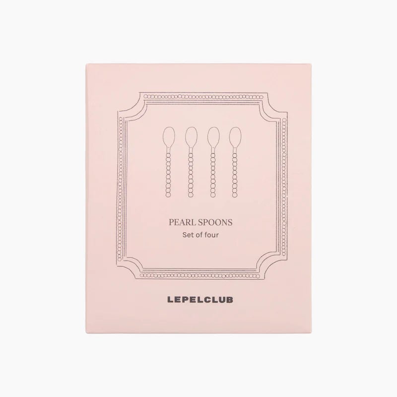 Pearl Spoon Set of 4 - Lepel Club Modern Love Store Glasgow