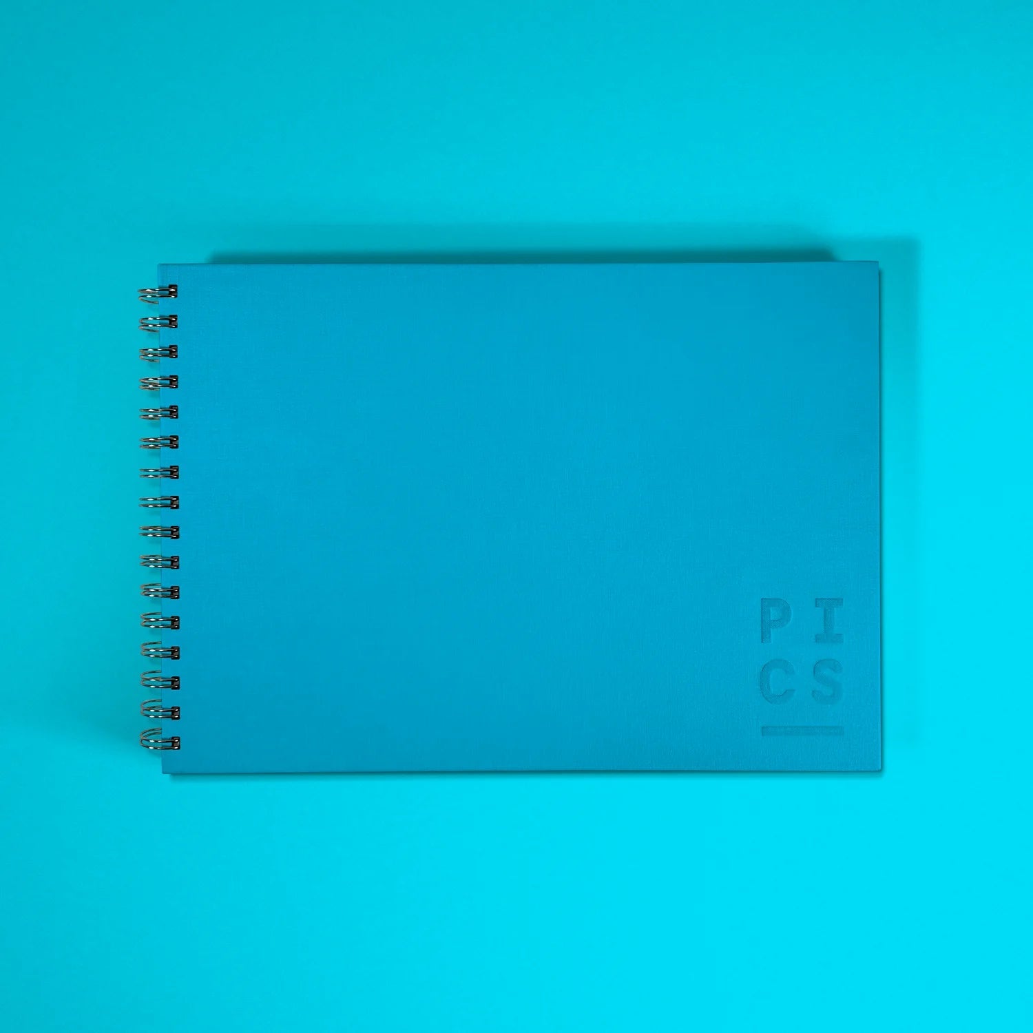 Blank Canvas Photo Album: Turquoise photo - frame  Photo Album