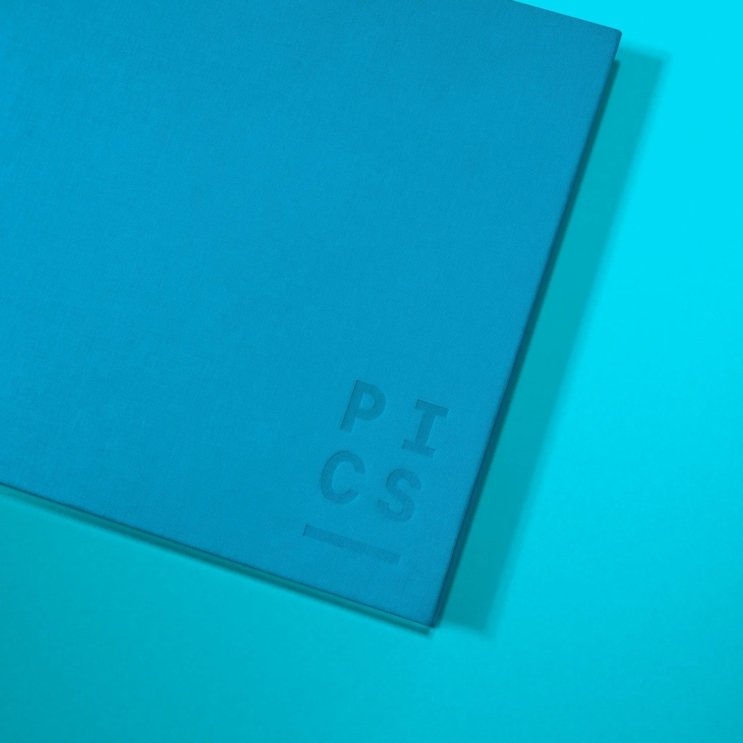 Blank Canvas Photo Album: Turquoise photo - frame  Photo Album