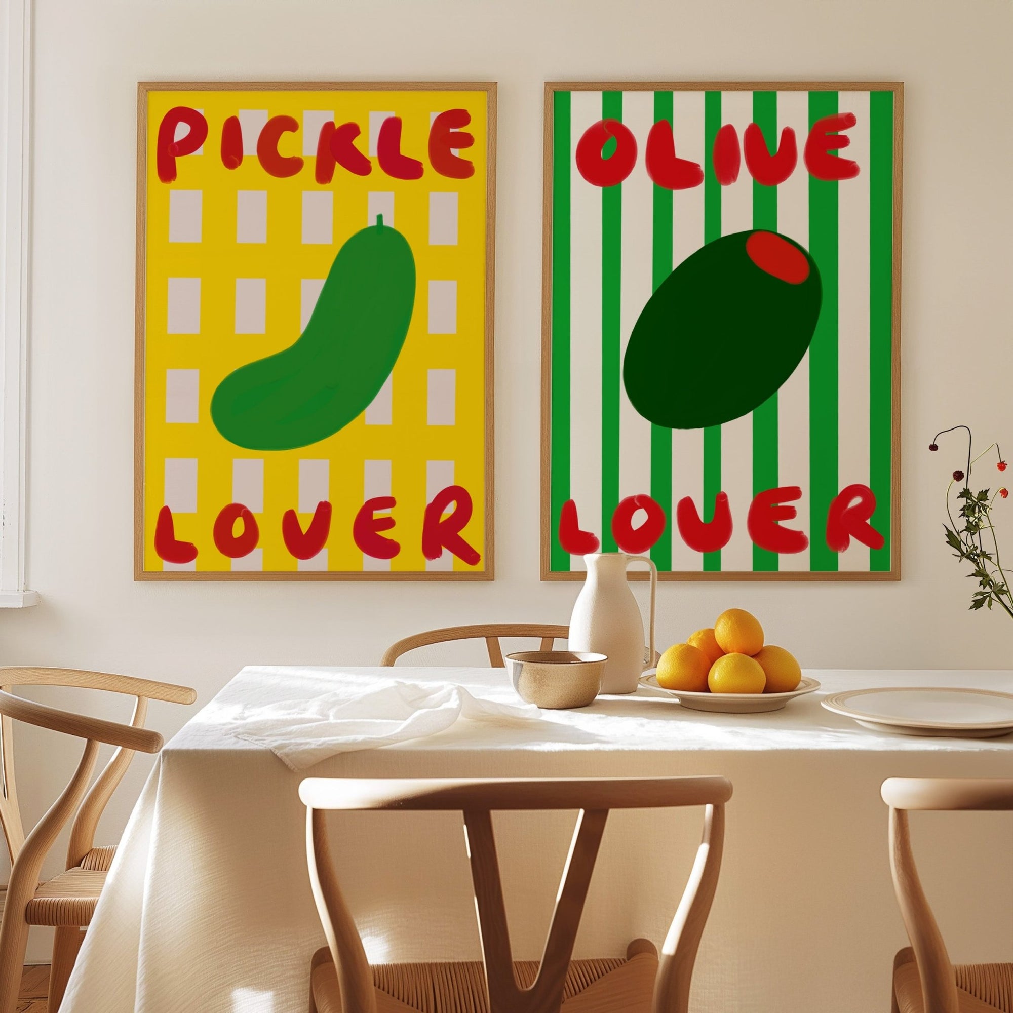 Pickle Lover Print - Print Nephtys Illustrated Modern Love Store Glasgow