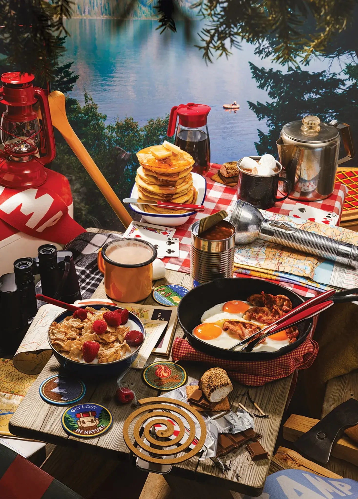 ✨Back In Stock✨Happy Camper - 1000 Piece Puzzle - Piecework Modern Love Store